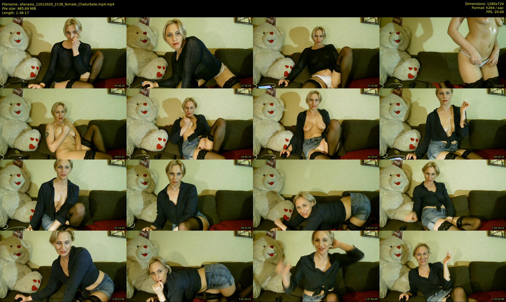afanasia — 99 minute Chaturbate female cam show recording, 720p, Jan 12, 2020