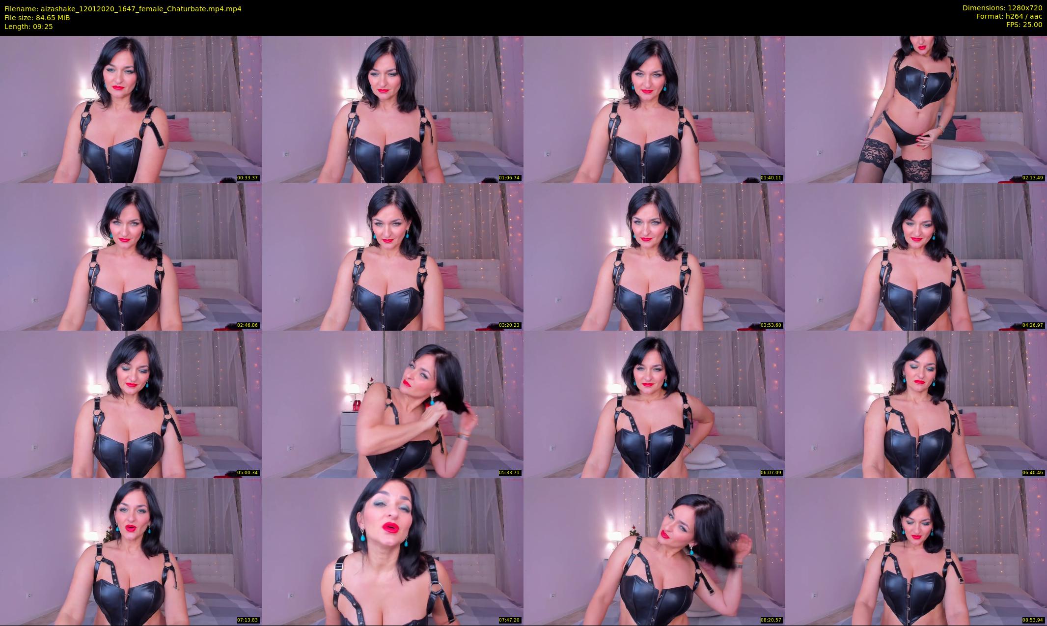 aizashake — 10 minute Chaturbate female cam show recording, 720p, Jan 12, 2020