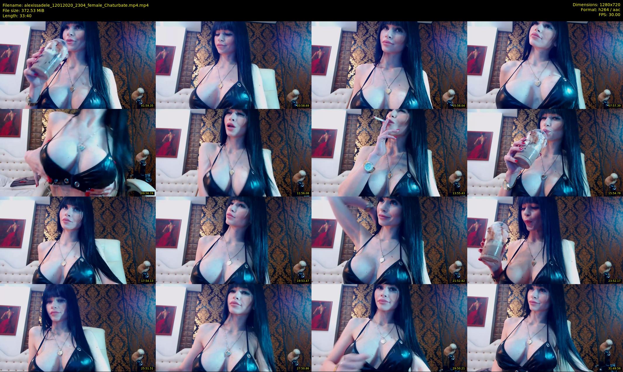alexissadele — 34 minute Chaturbate female cam show recording, 720p, Jan 12, 2020