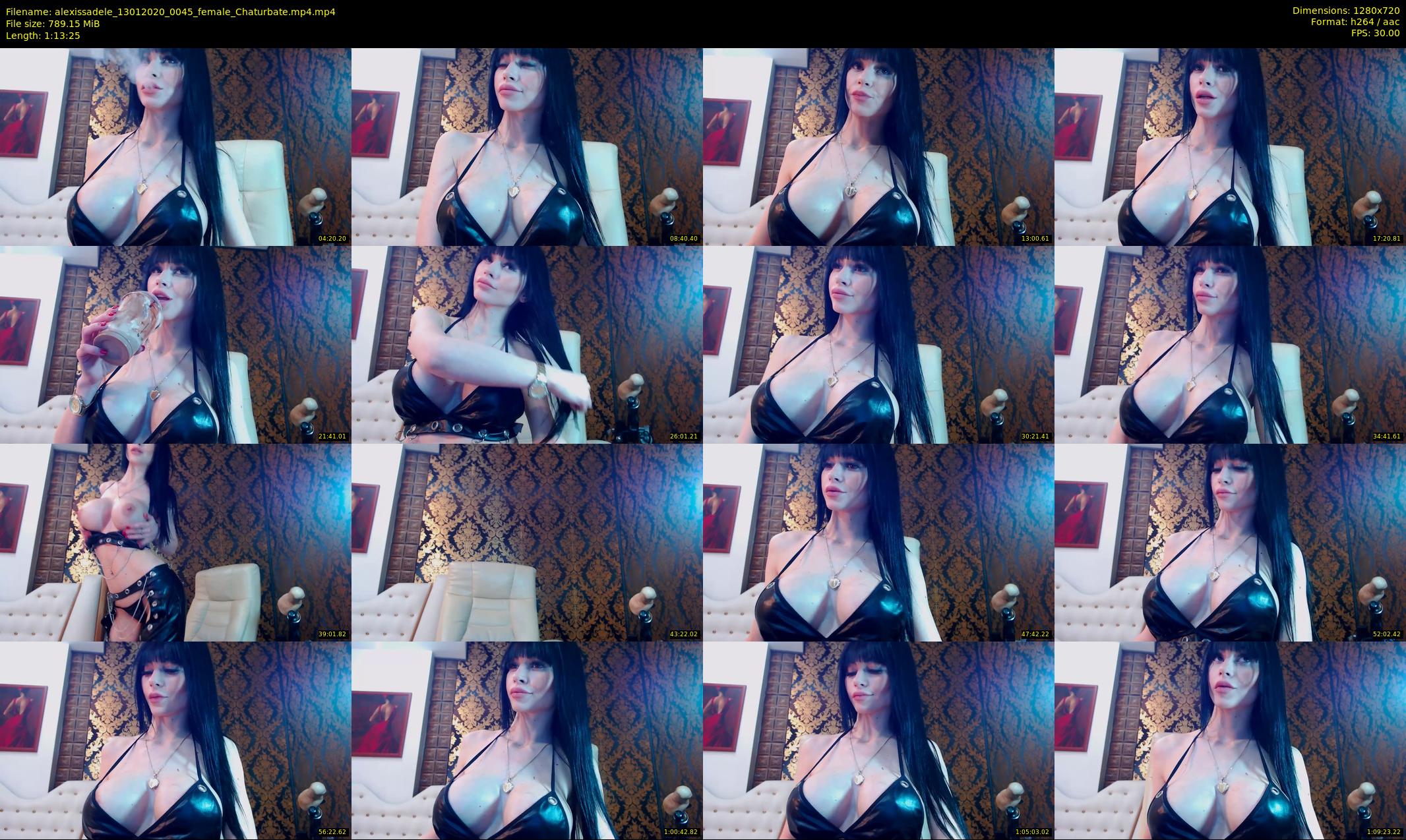 alexissadele — 74 minute Chaturbate female cam show recording, 720p, Jan 13, 2020