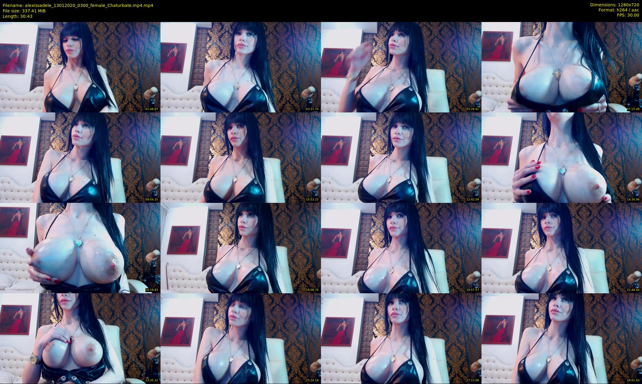 alexissadele — 31 minute Chaturbate female cam show recording, 720p, Jan 13, 2020