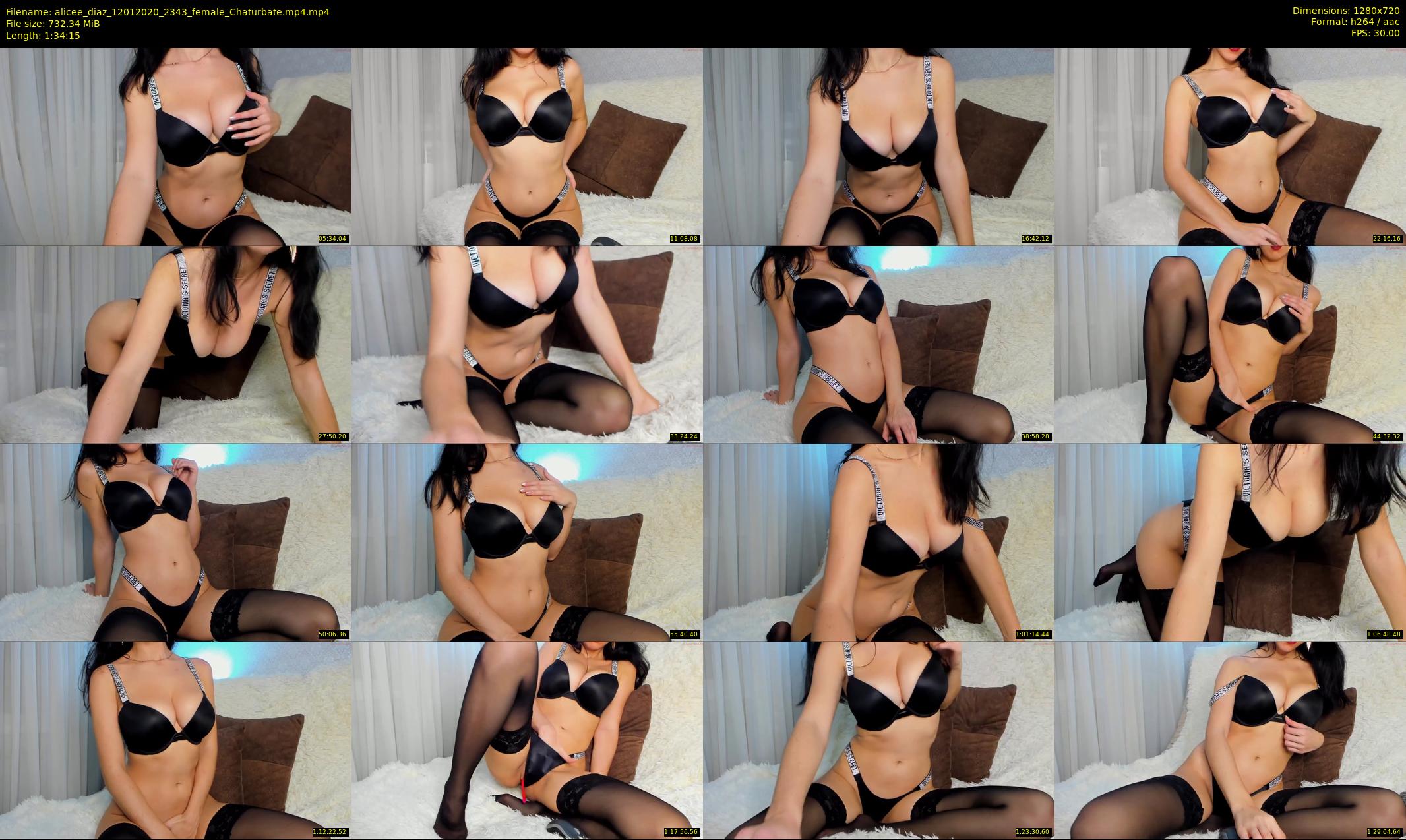 alicee_diaz — 95 minute Chaturbate female cam show recording, 720p, Jan 12, 2020