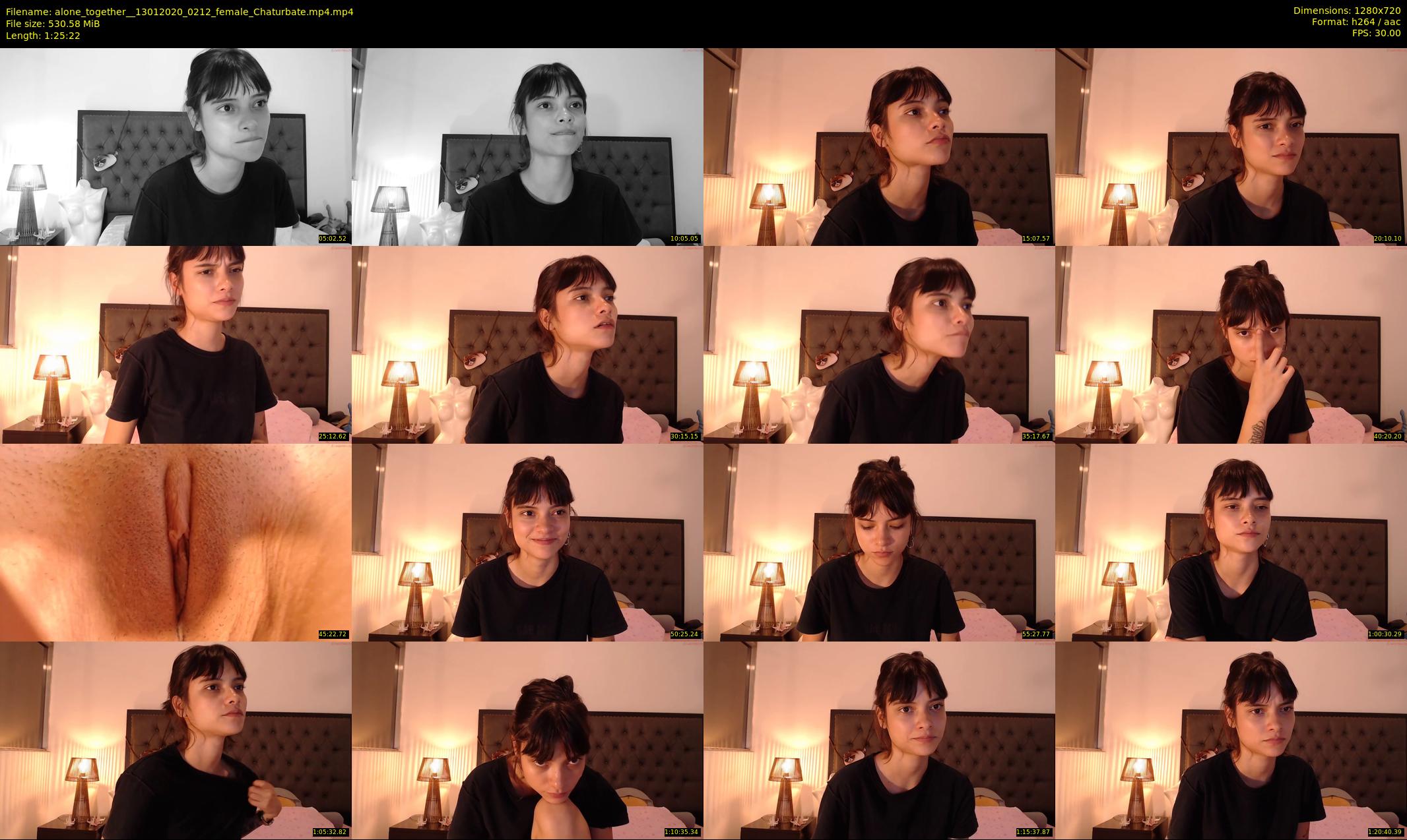 alone_together_ — 86 minute Chaturbate female cam show recording, 720p, Jan 13, 2020