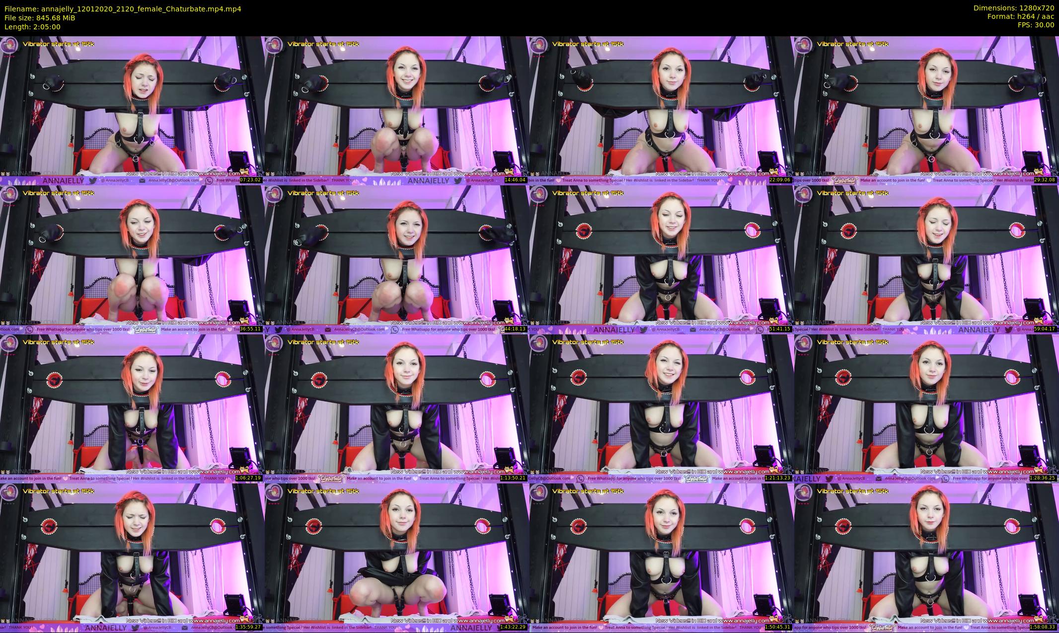 annajelly — 125 minute Chaturbate couple cam show recording, 720p, Jan 12, 2020