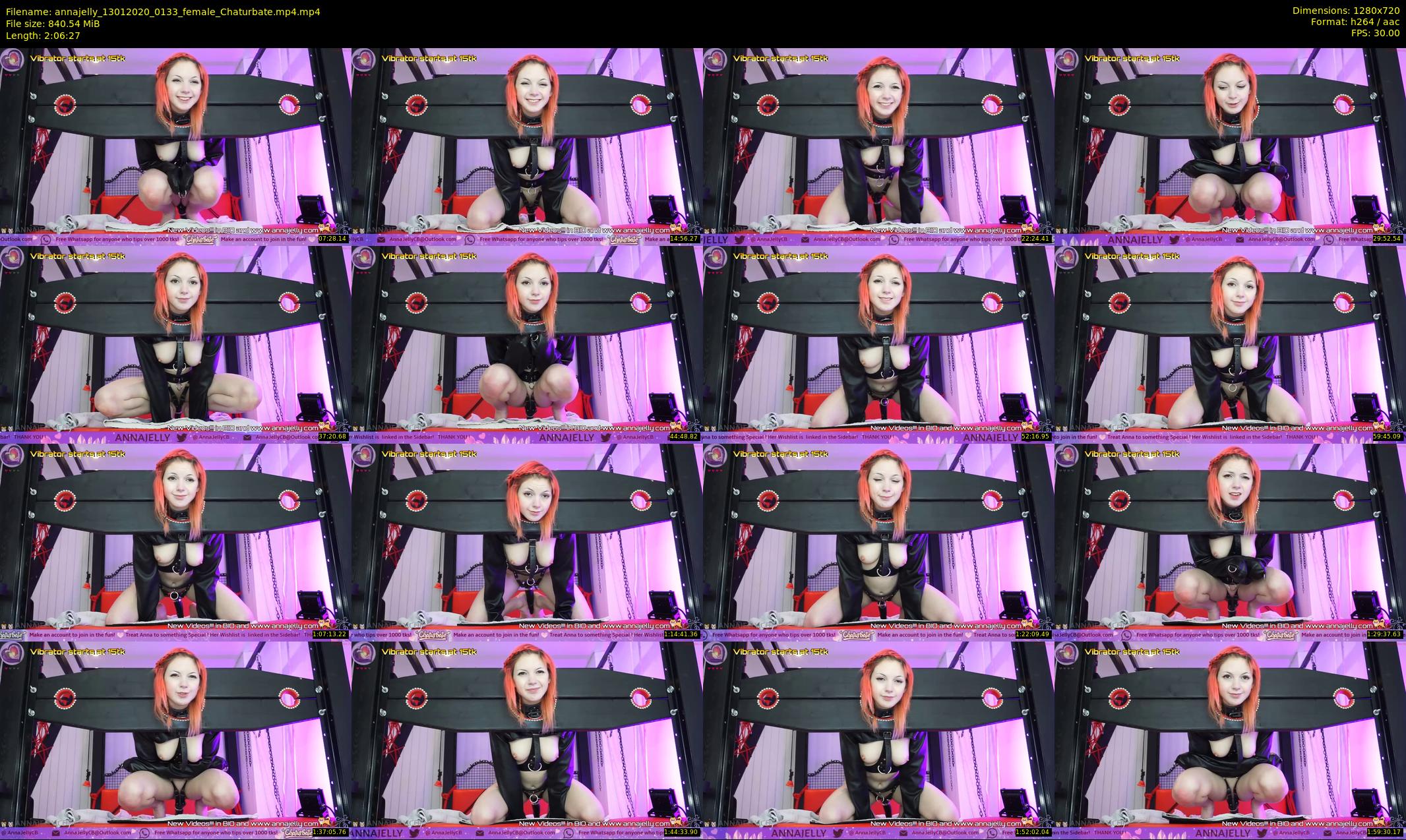 annajelly — 127 minute Chaturbate couple cam show recording, 720p, Jan 13, 2020