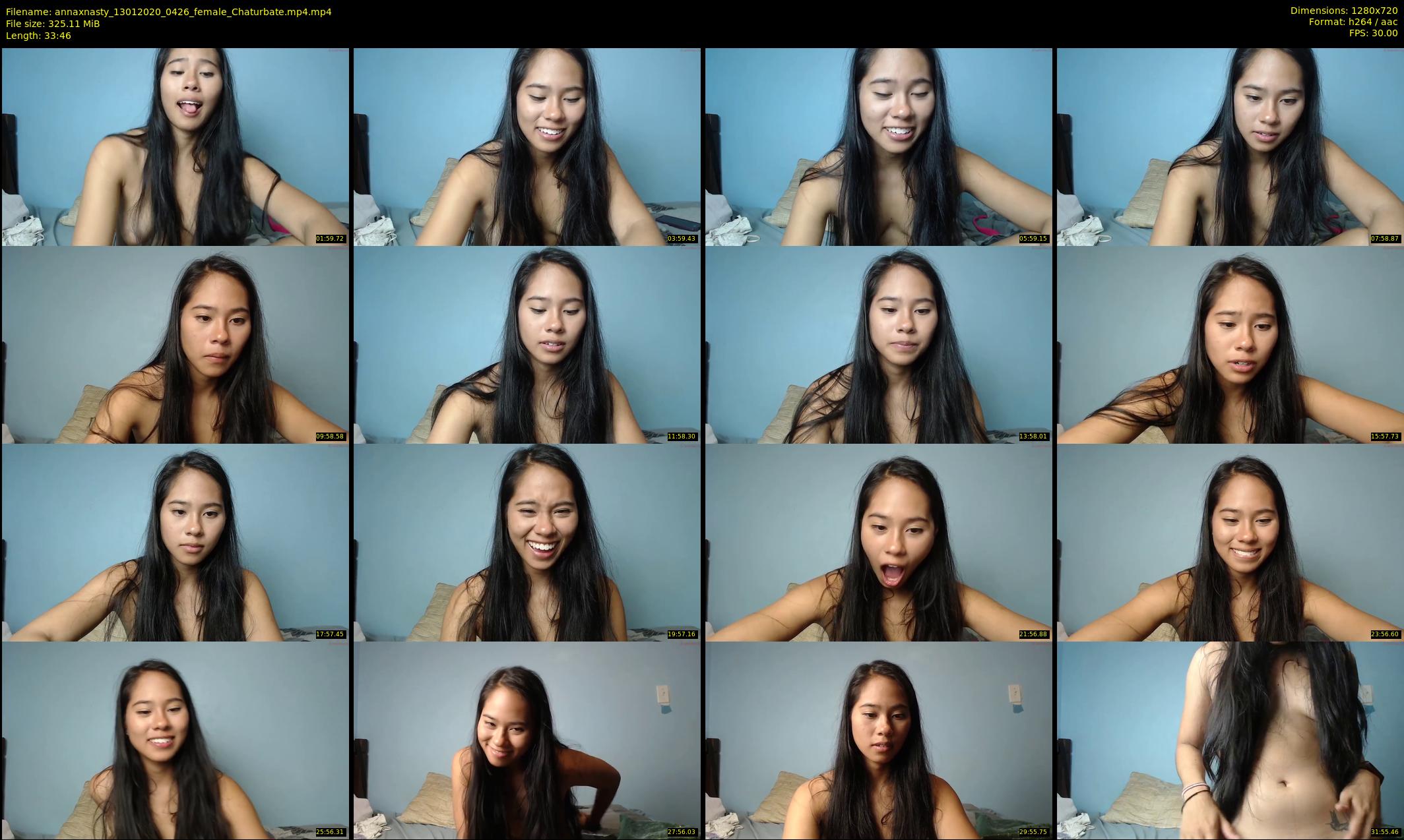 annaxnasty — 34 minute Chaturbate female cam show recording, 720p, Jan 13, 2020