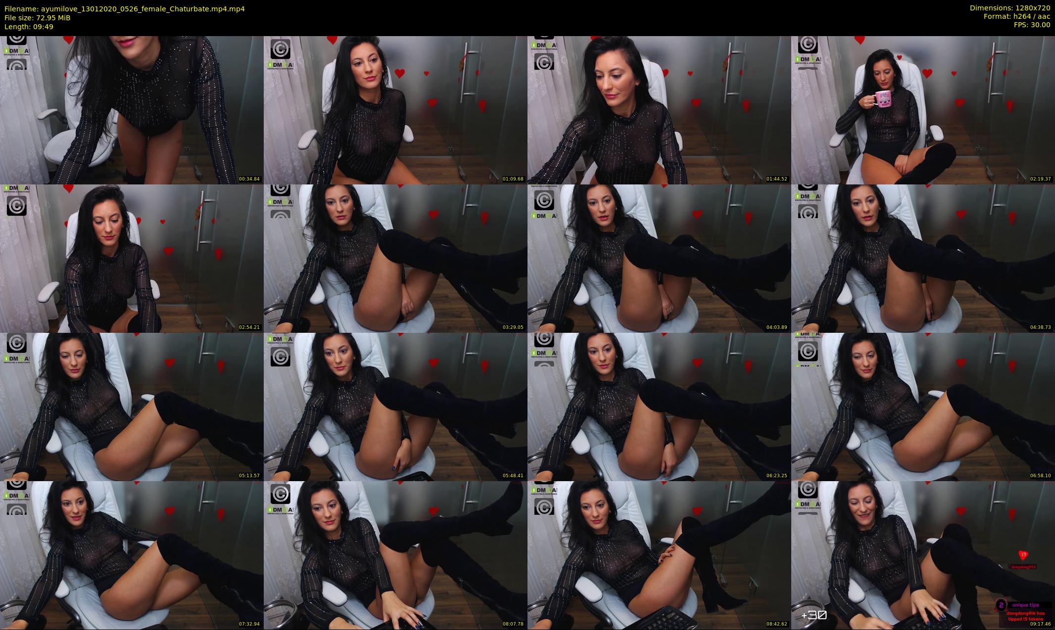 ayumilove — 10 minute Chaturbate female cam show recording, 720p, Jan 13, 2020
