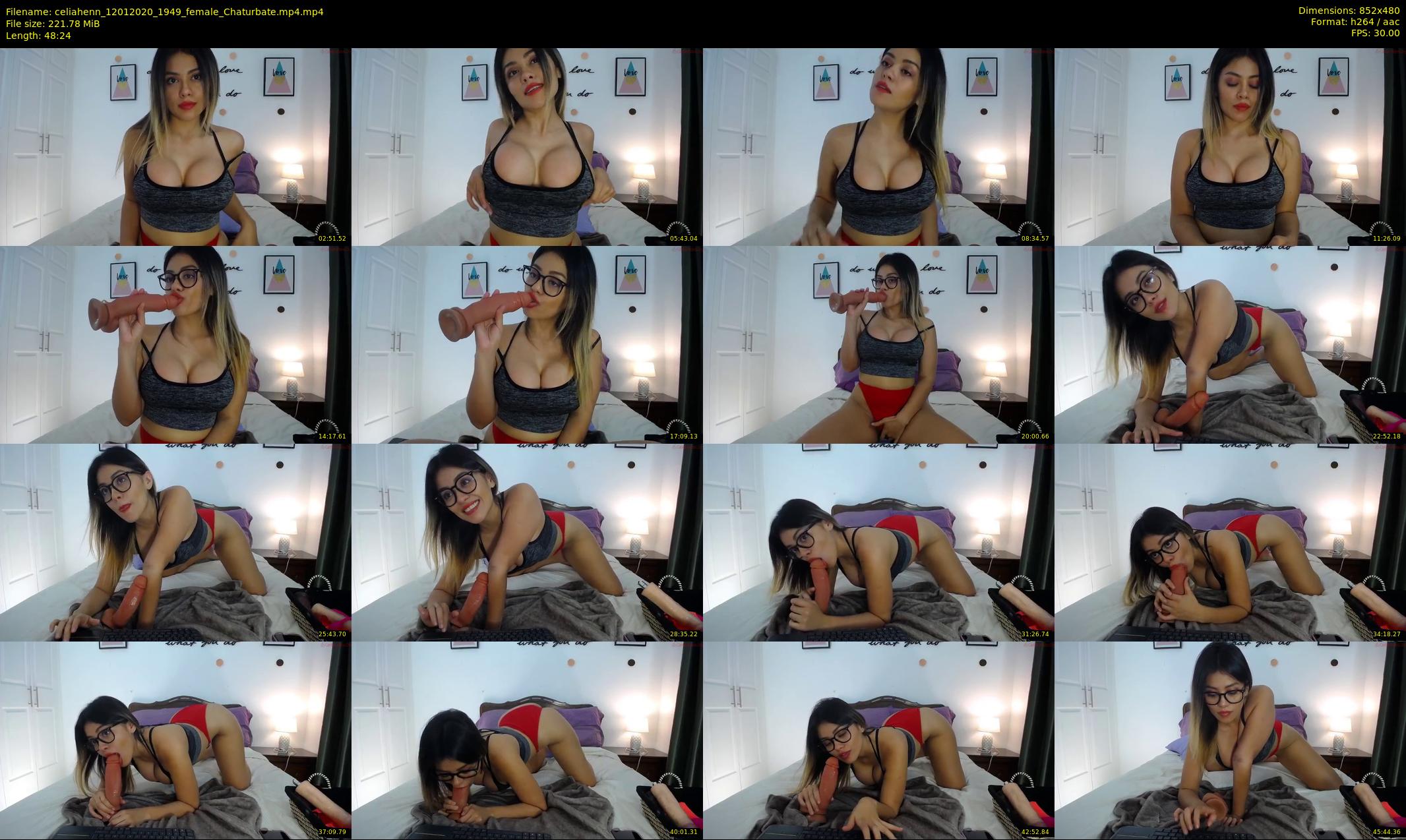 celiahenn — 49 minute Chaturbate female cam show recording, 480p, Jan 12, 2020