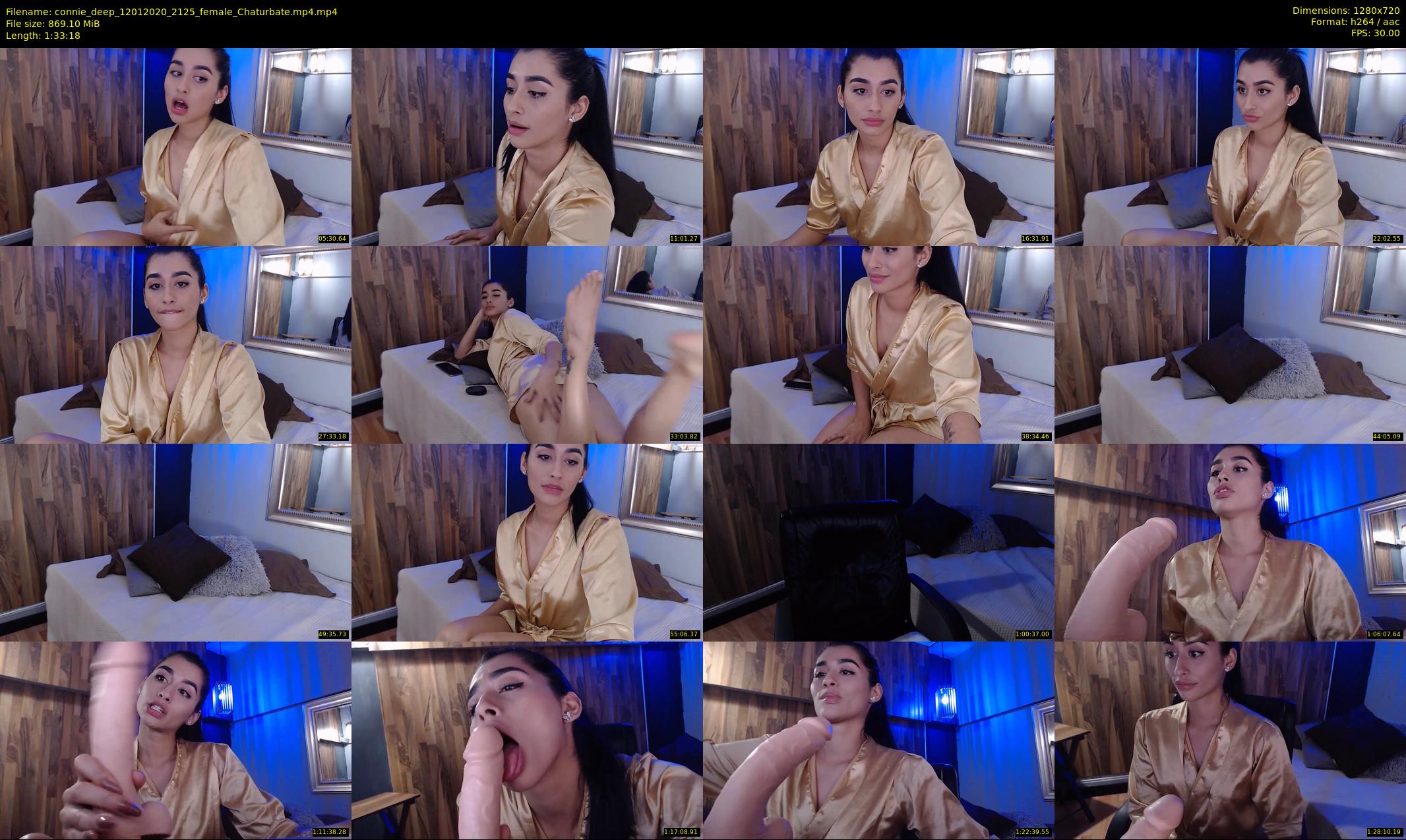 connie_deep — 94 minute Chaturbate female cam show recording, 720p, Jan 12, 2020