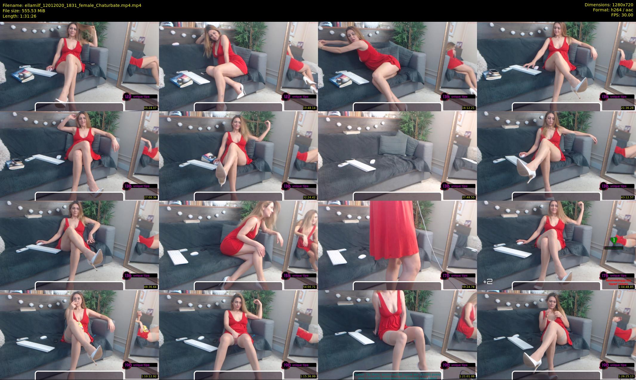 ellamilf — 92 minute Chaturbate female cam show recording, 720p, Jan 12, 2020