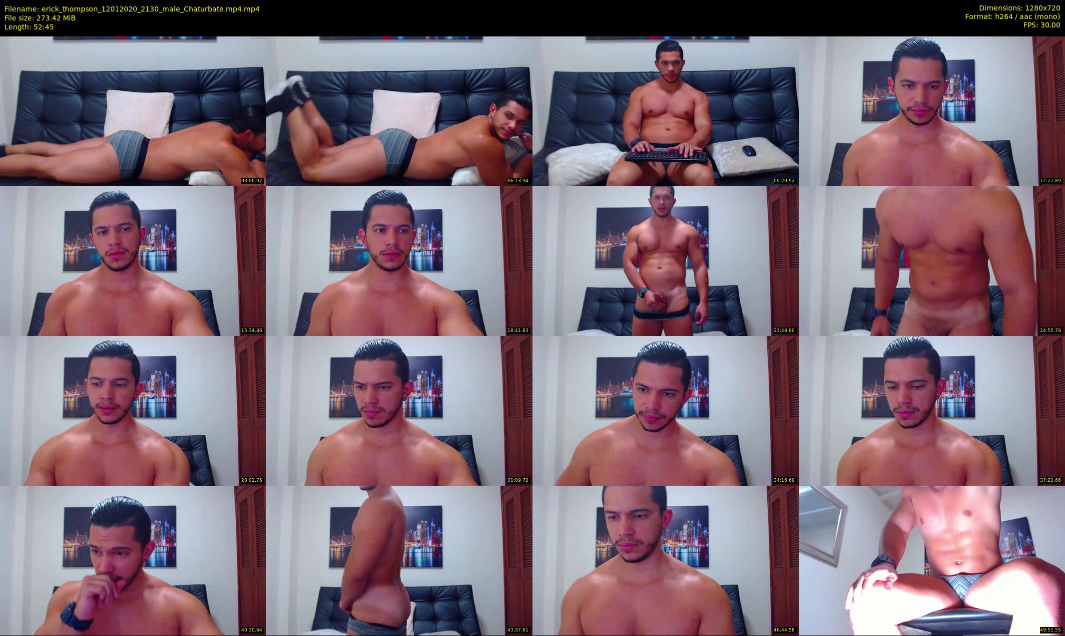 erick_thompson — 53 minute Chaturbate male cam show recording, 720p, Jan 12, 2020