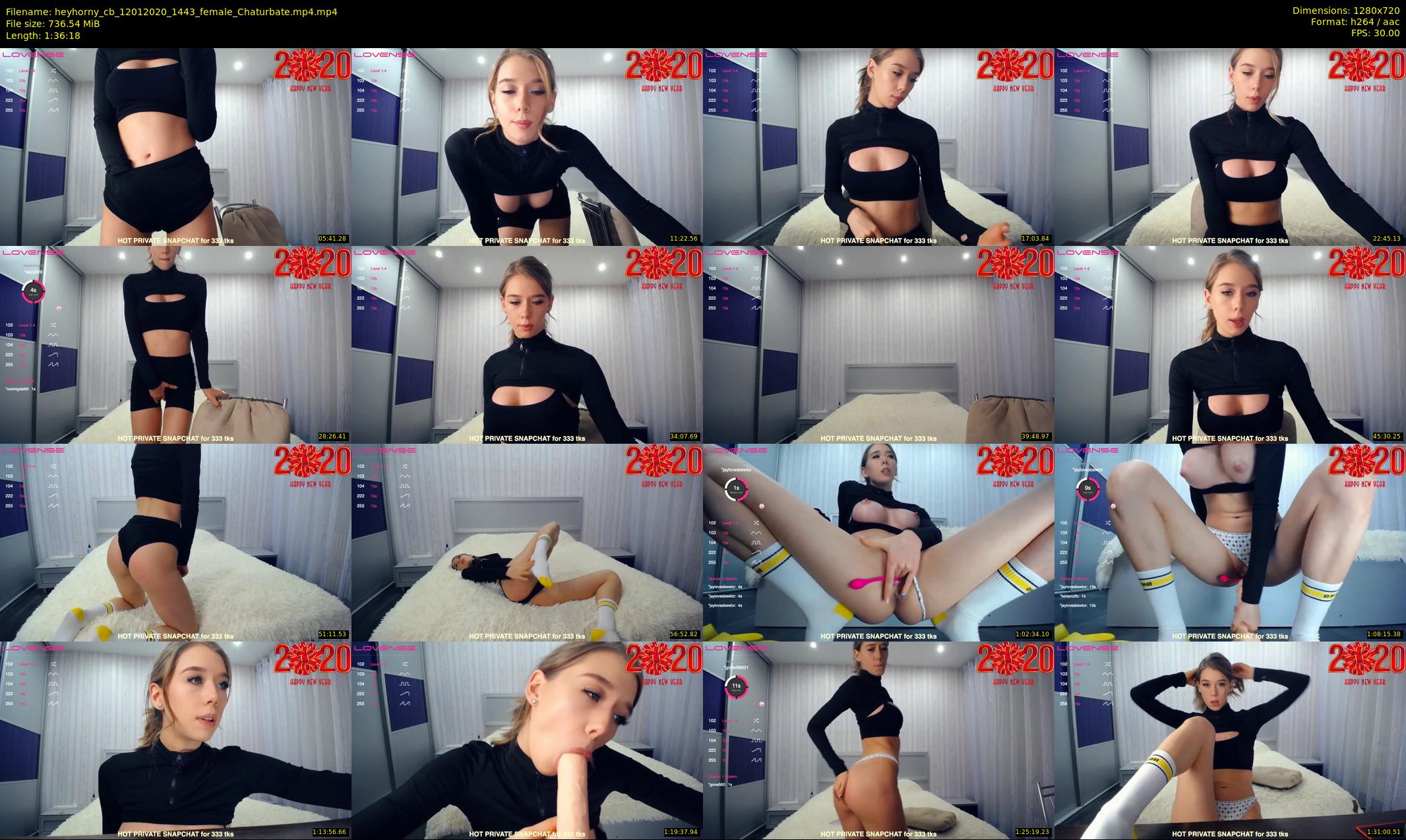 heyhorny_cb — 97 minute Chaturbate couple cam show recording, 720p, Jan 12, 2020