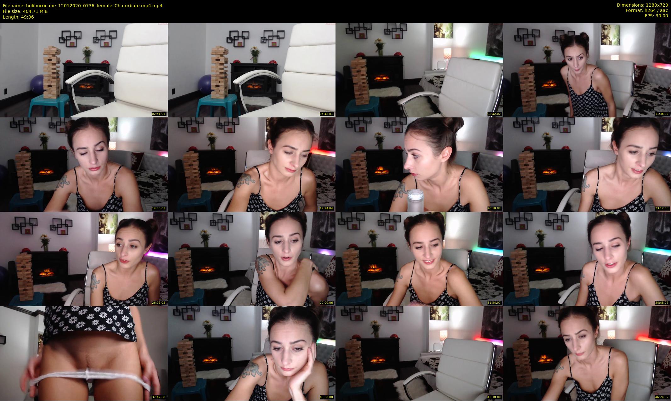 holihurricane — 50 minute Chaturbate female cam show recording, 720p, Jan 12, 2020
