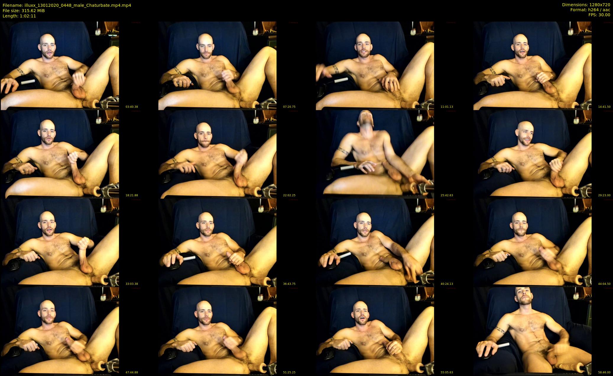 illuxx — 63 minute Chaturbate male cam show recording, 720p, Jan 13, 2020