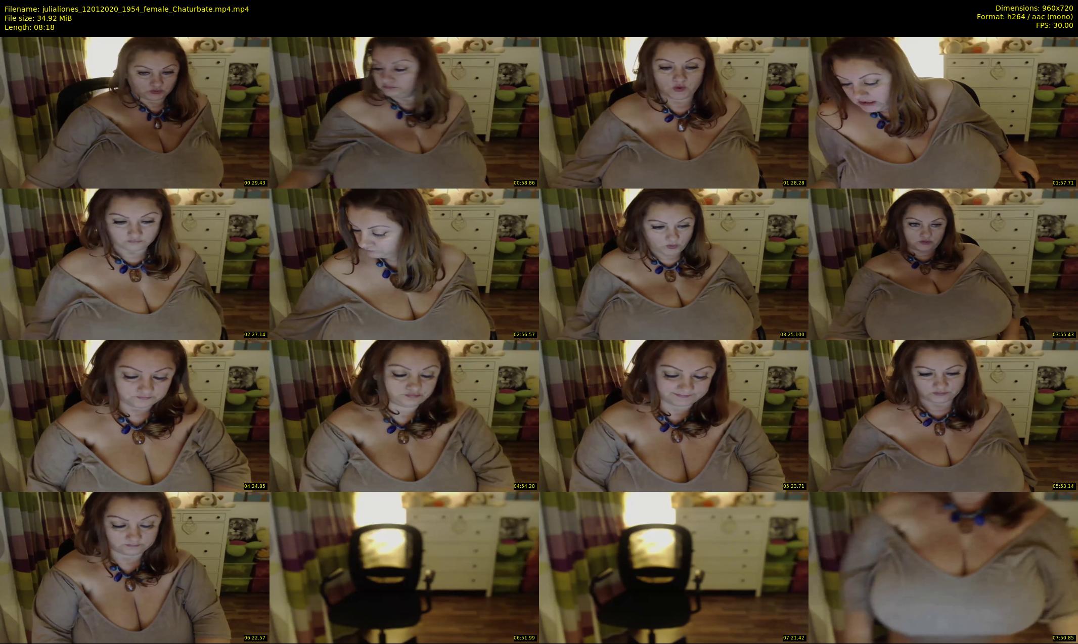 julialiones — 9 minute Chaturbate female cam show recording, 720p, Jan 12, 2020