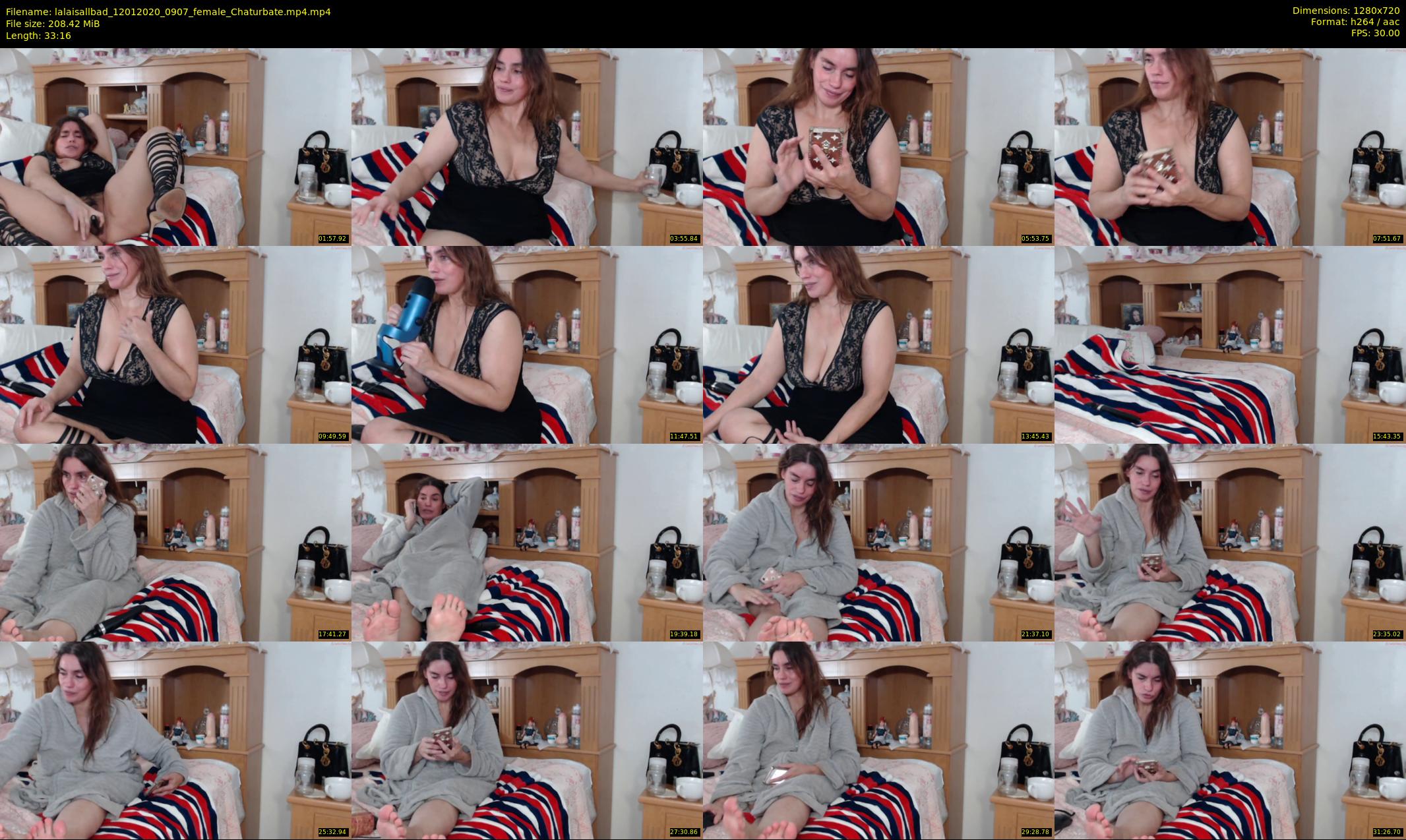 lalaisallbad — 34 minute Chaturbate female cam show recording, 720p, Jan 12, 2020