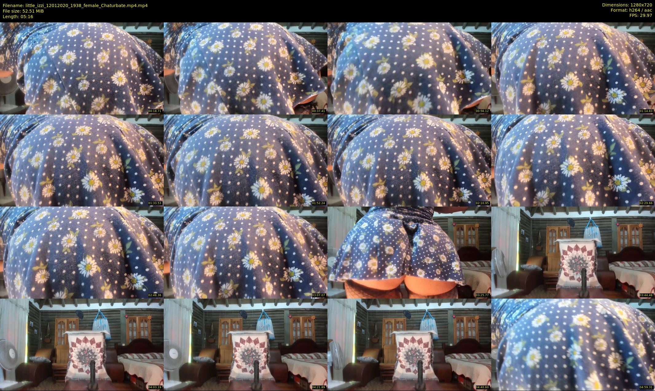 little_izzi — 6 minute Chaturbate female cam show recording, 720p, Jan 12, 2020