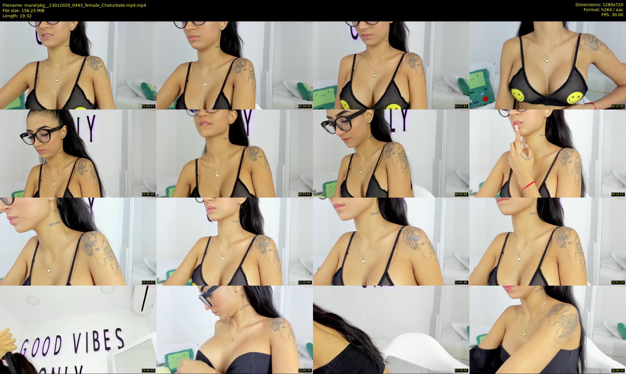 manelykg_ — 20 minute Chaturbate female cam show recording, 720p, Jan 13, 2020
