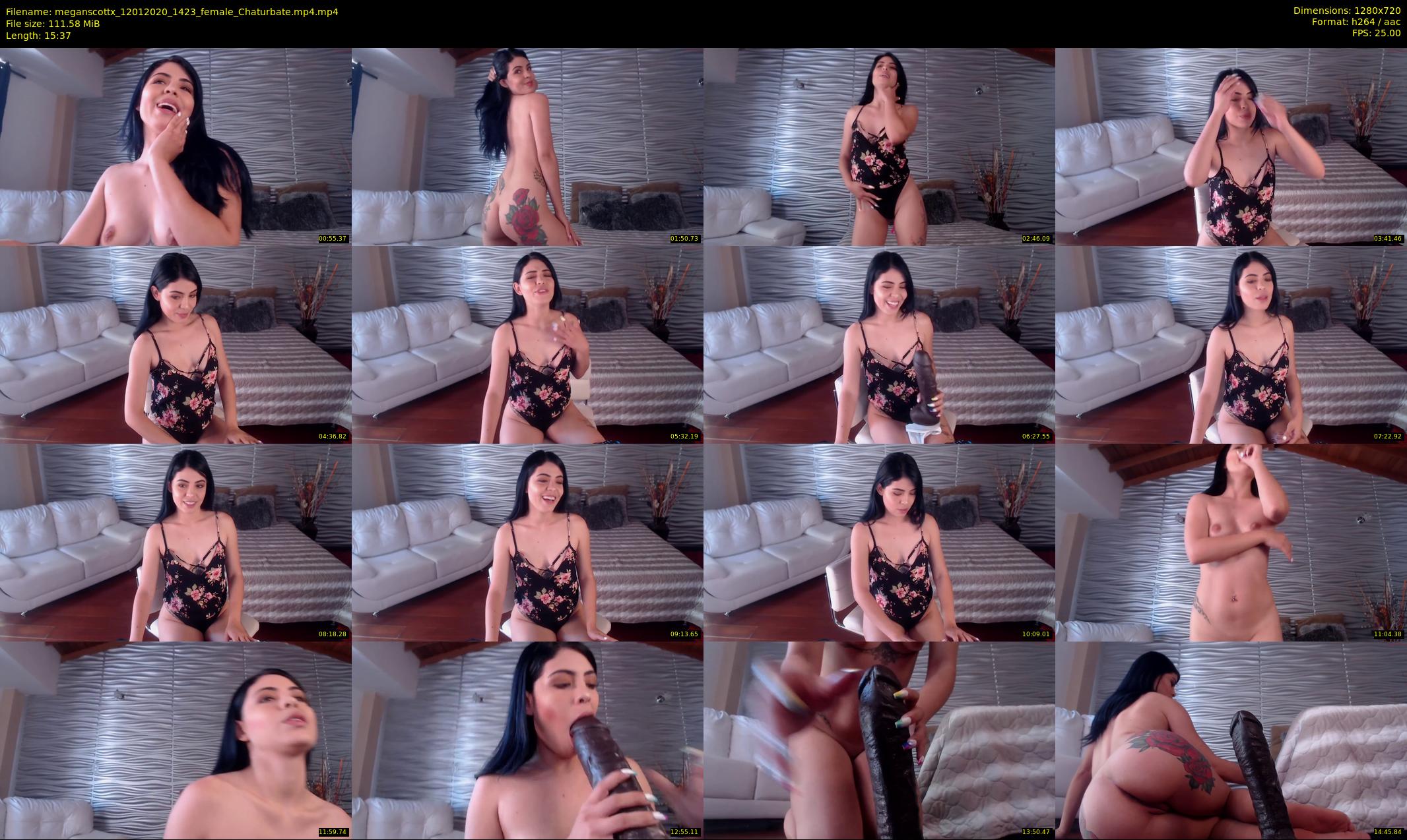 meganscottx — 16 minute Chaturbate female cam show recording, 720p, Jan 12, 2020