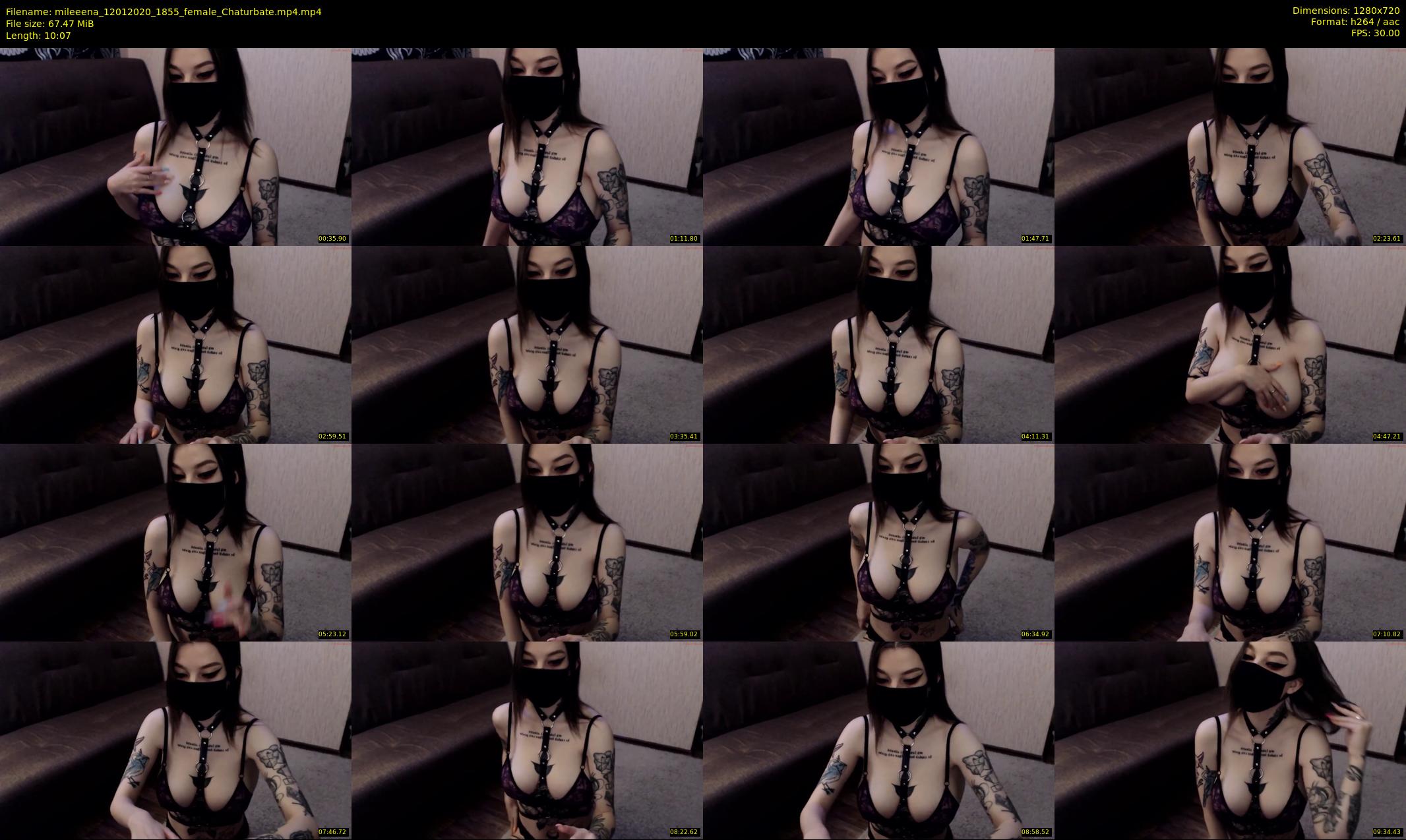 mileeena — 11 minute Chaturbate female cam show recording, 720p, Jan 12, 2020