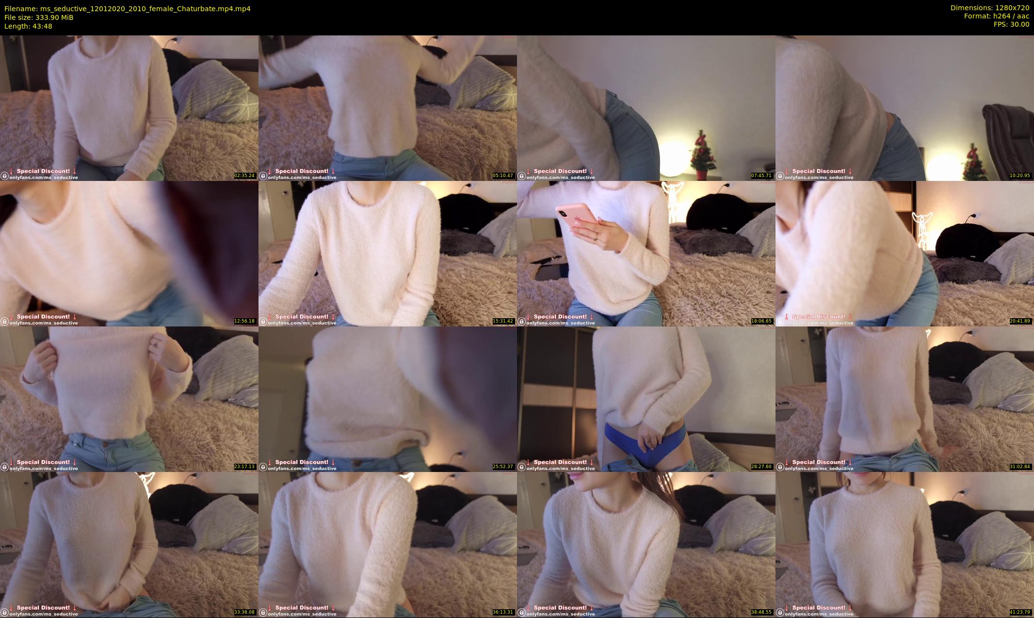 ms_seductive — 44 minute Chaturbate female cam show recording, 720p, Jan 12, 2020