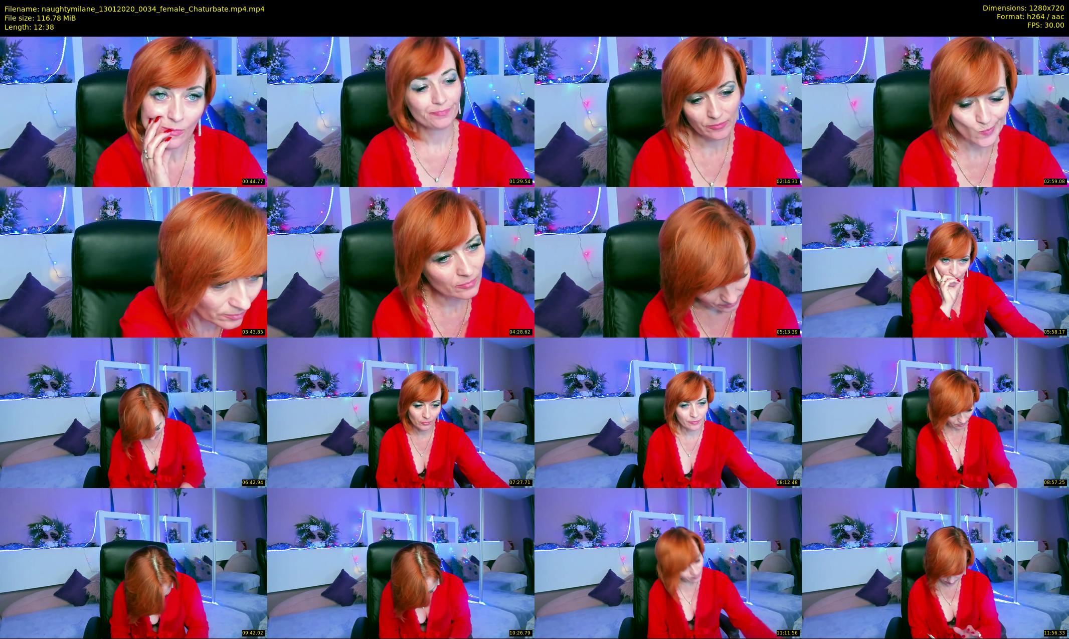 naughtymilane — 13 minute Chaturbate female cam show recording, 720p, Jan 13, 2020