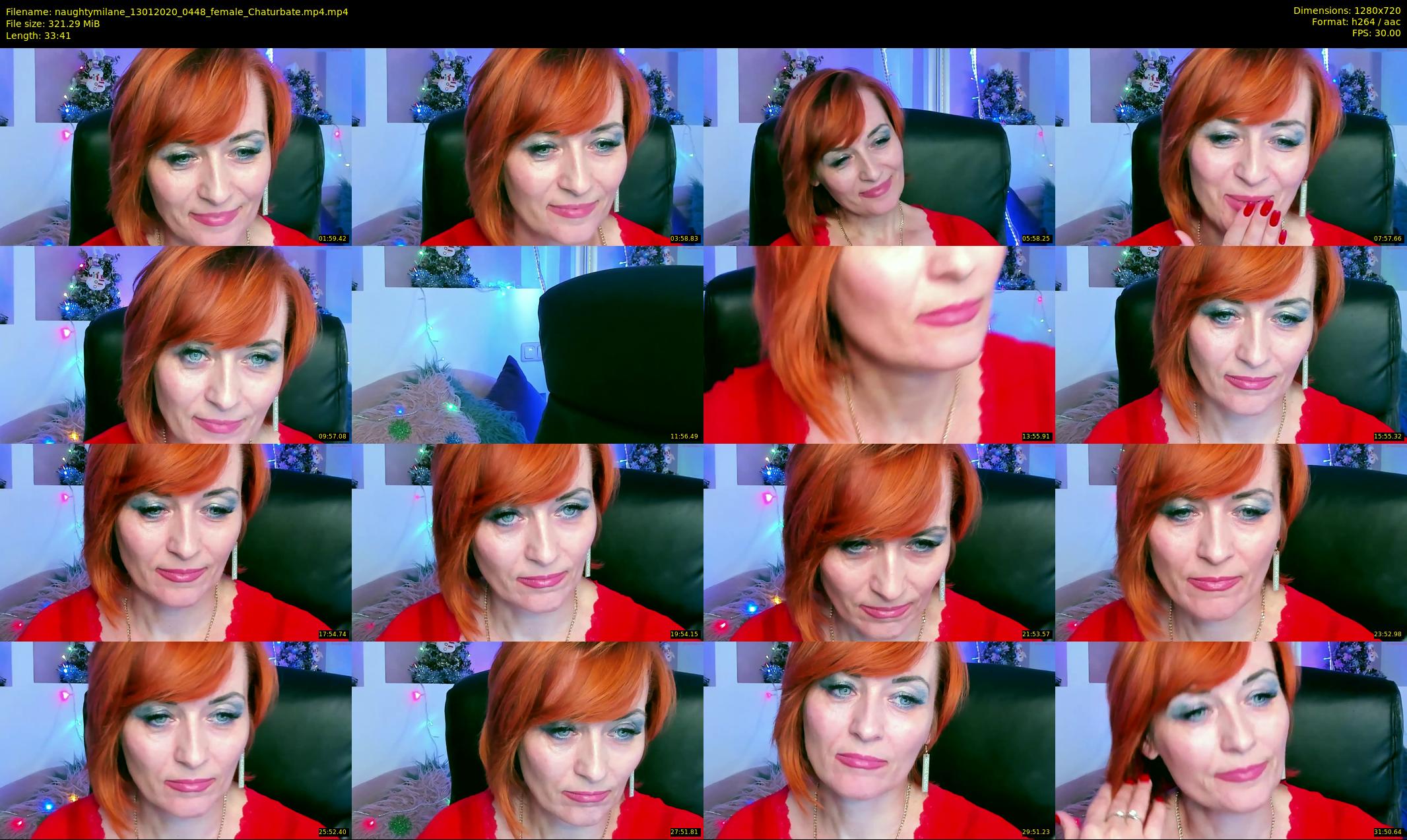 naughtymilane — 34 minute Chaturbate female cam show recording, 720p, Jan 13, 2020