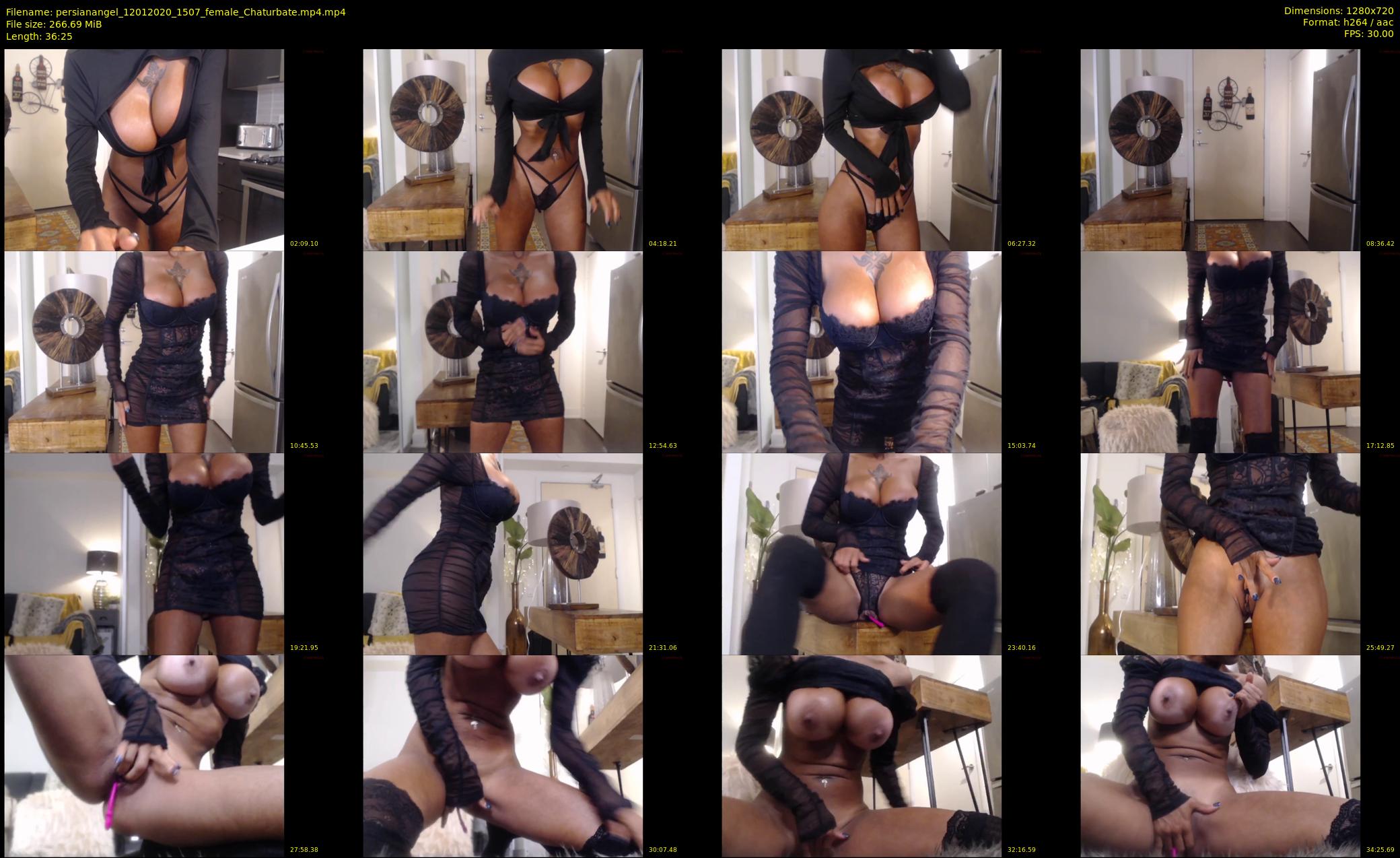 persianangel — 37 minute Chaturbate female cam show recording, 720p, Jan 12, 2020