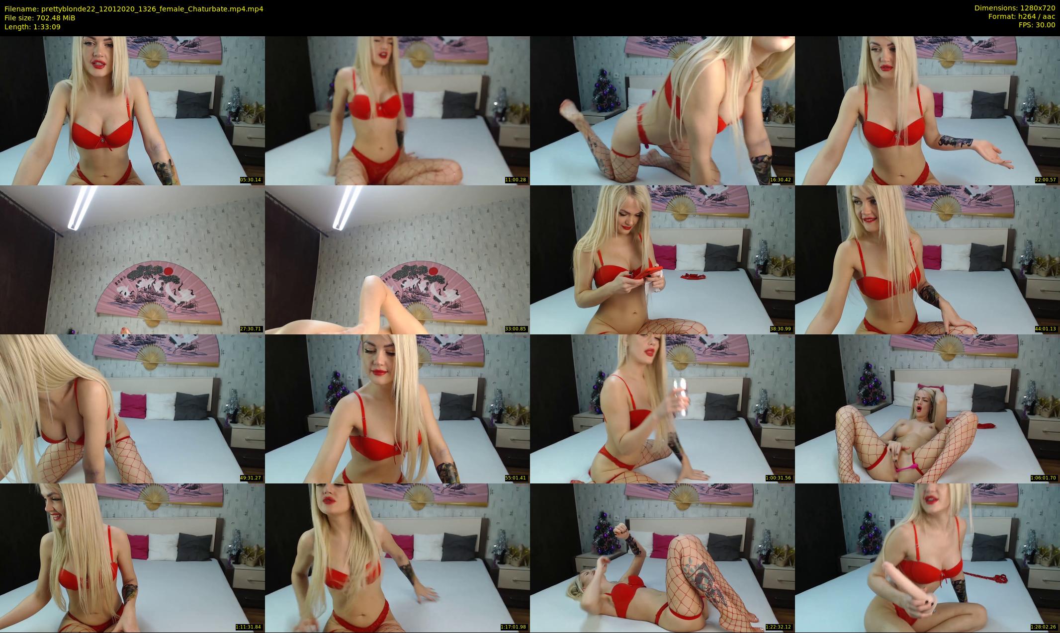 prettyblonde22 — 94 minute Chaturbate female cam show recording, 720p, Jan 12, 2020
