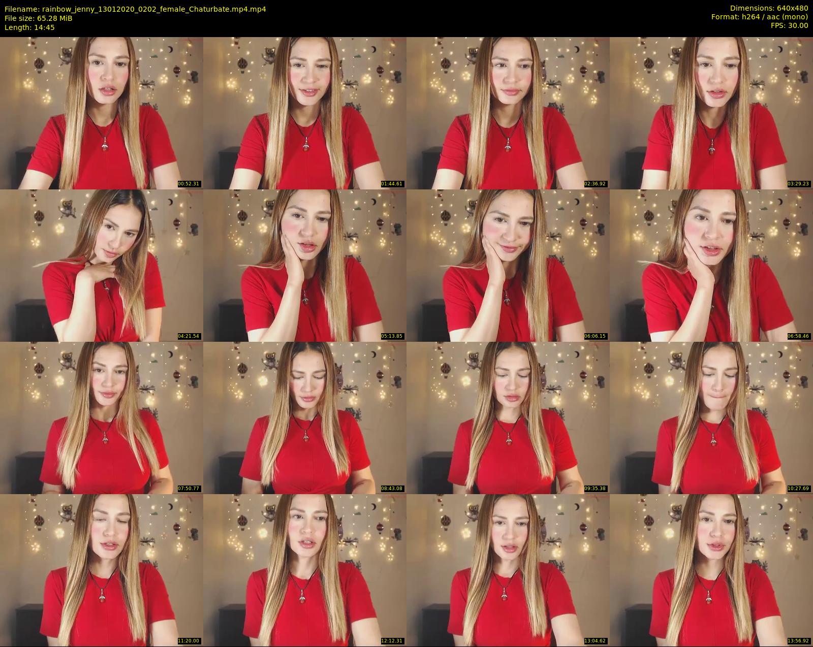 rainbow_jenny — 15 minute Chaturbate female cam show recording, 480p, Jan 13, 2020
