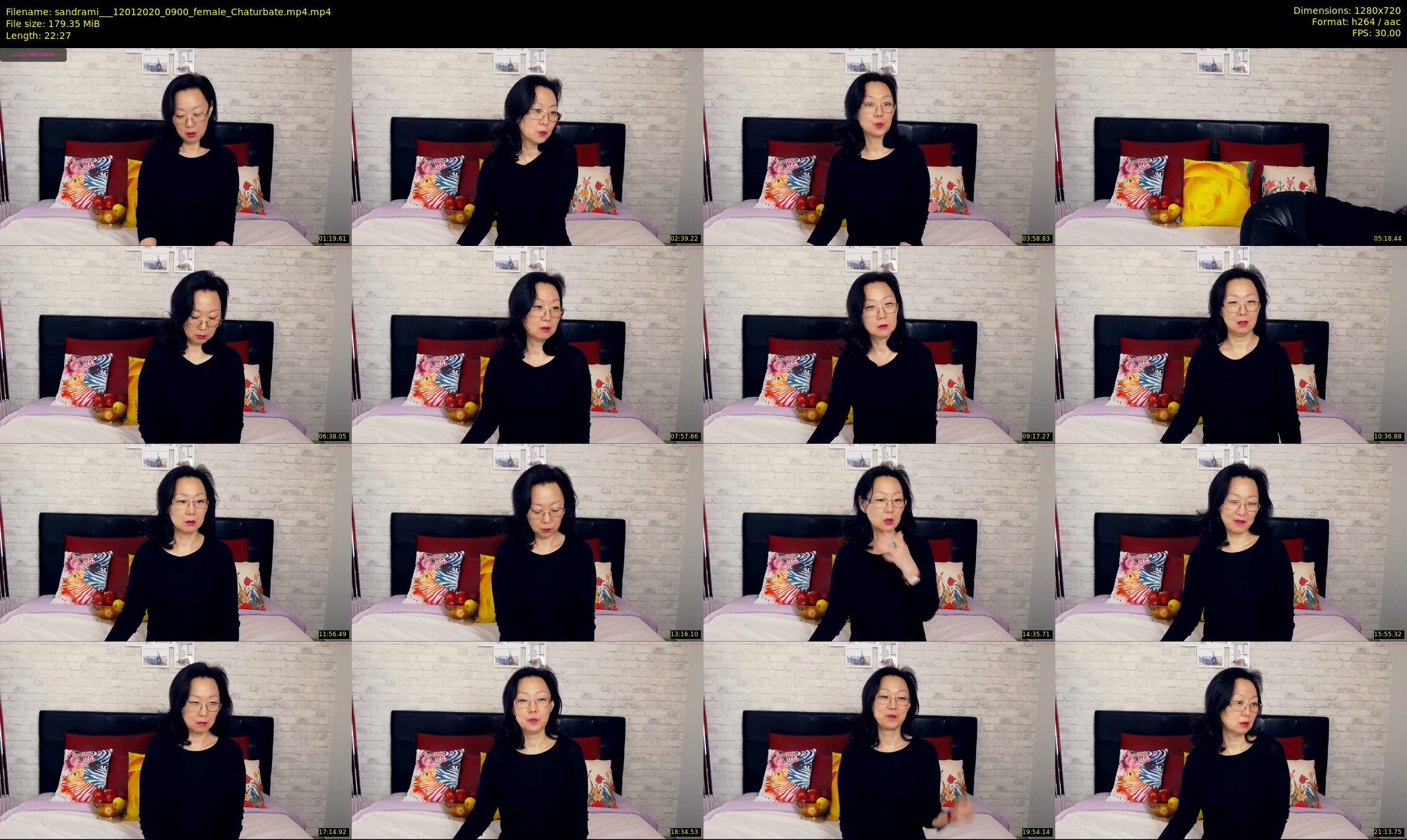 sandrami__ — 23 minute Chaturbate female cam show recording, 720p, Jan 12, 2020