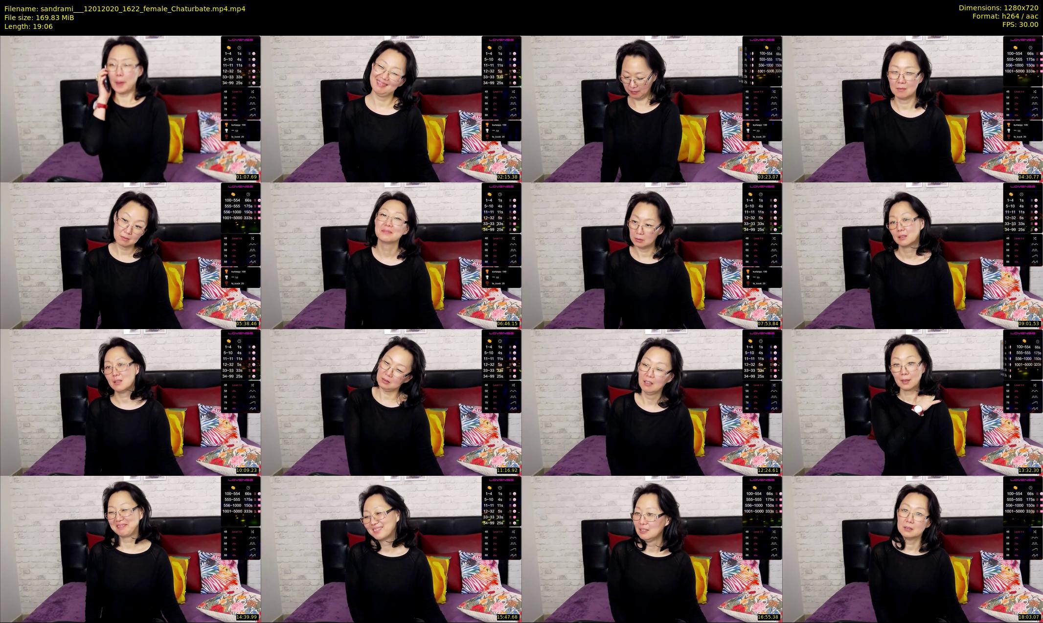 sandrami__ — 20 minute Chaturbate female cam show recording, 720p, Jan 12, 2020