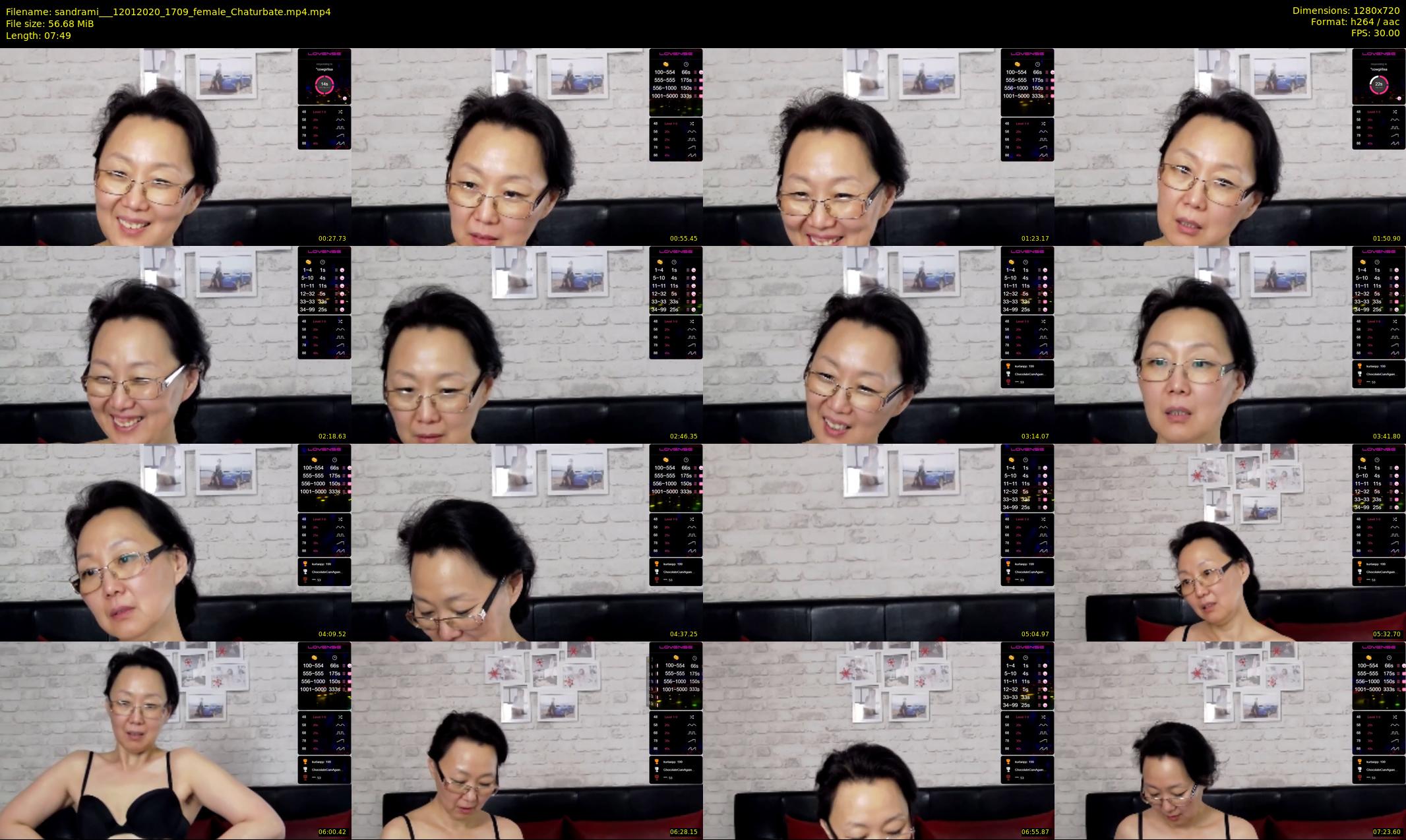 sandrami__ — 8 minute Chaturbate female cam show recording, 720p, Jan 12, 2020