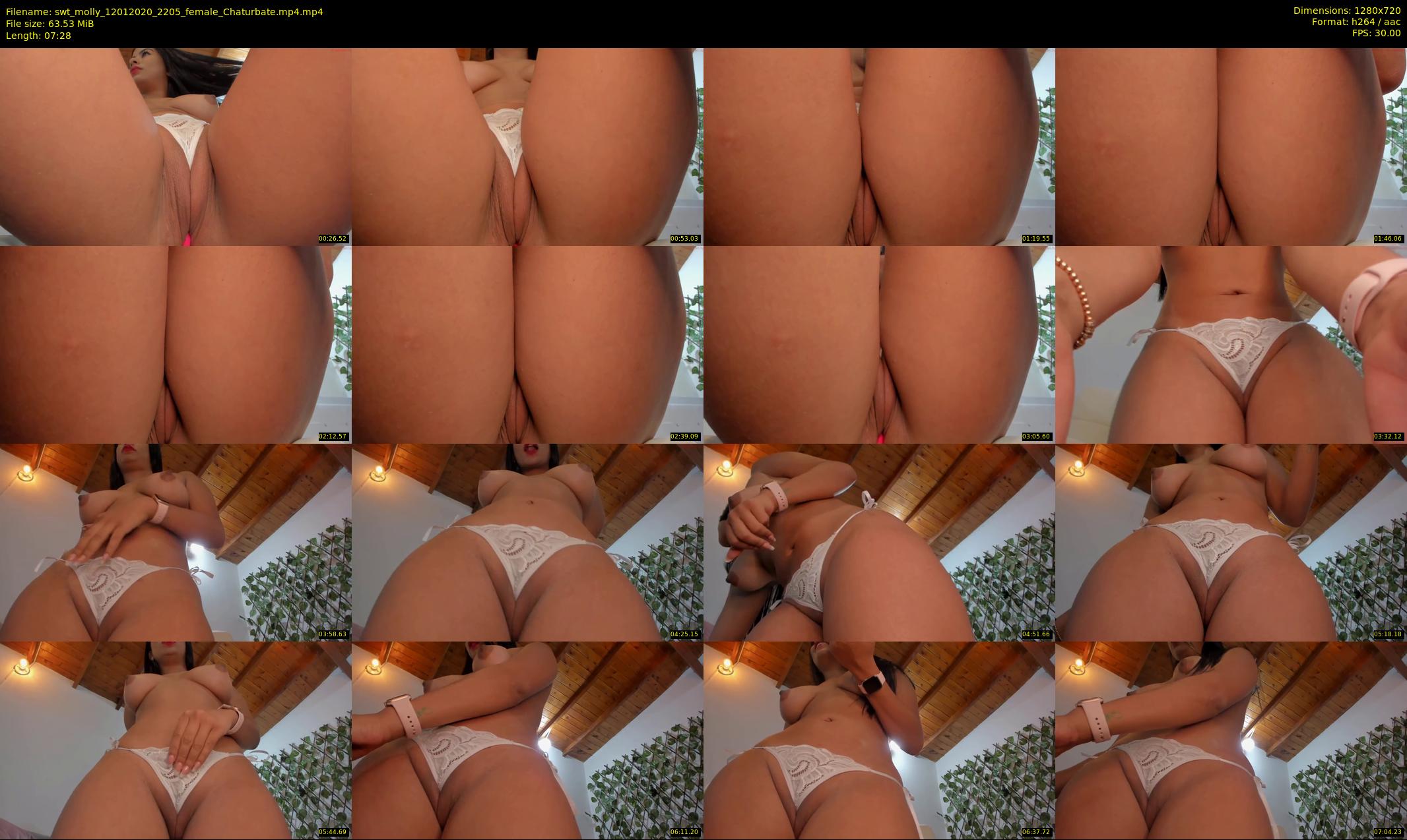 swt_molly — 8 minute Chaturbate female cam show recording, 720p, Jan 12, 2020