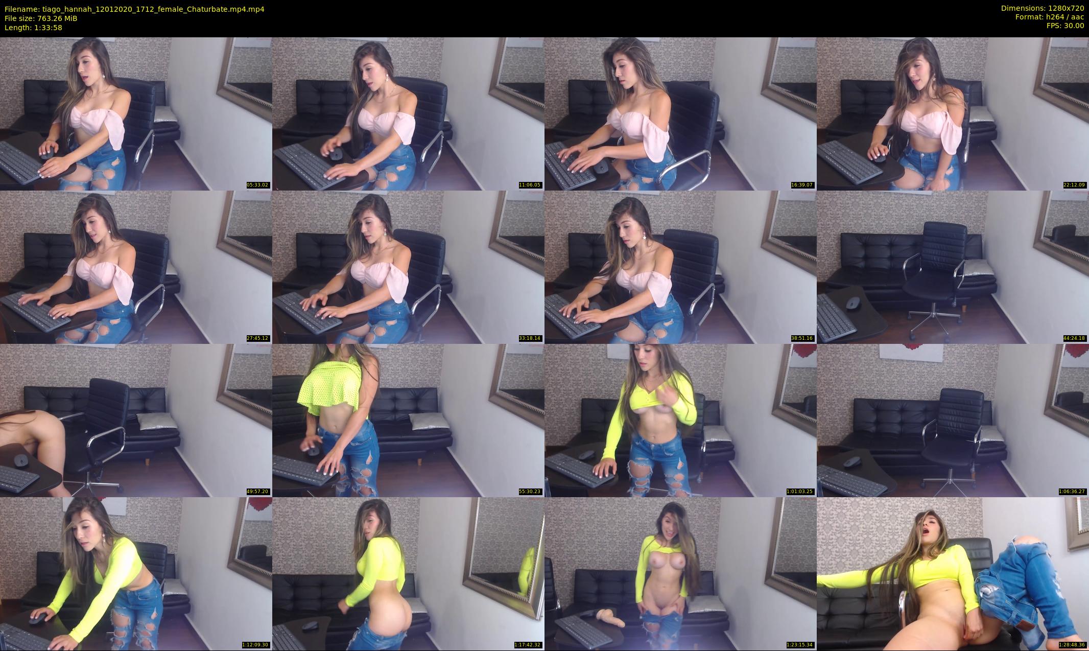 tiago_hannah — 94 minute Chaturbate couple cam show recording, 720p, Jan 12, 2020
