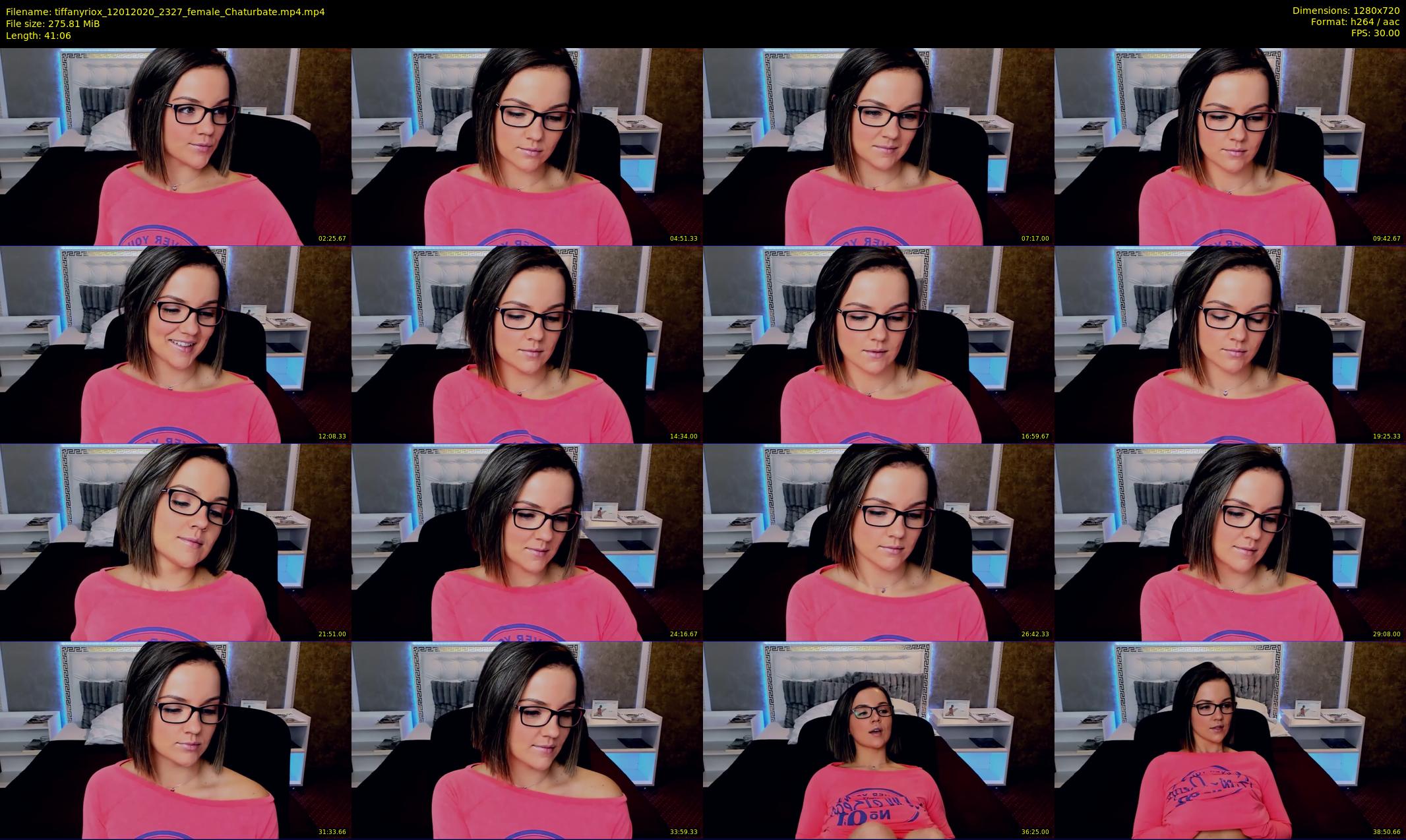 tiffanyriox — 42 minute Chaturbate female cam show recording, 720p, Jan 12, 2020