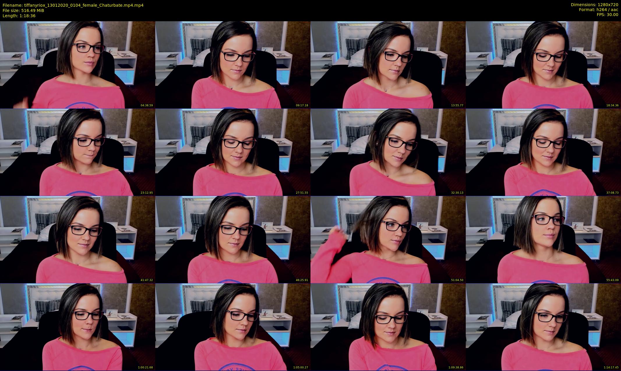 tiffanyriox — 79 minute Chaturbate female cam show recording, 720p, Jan 13, 2020