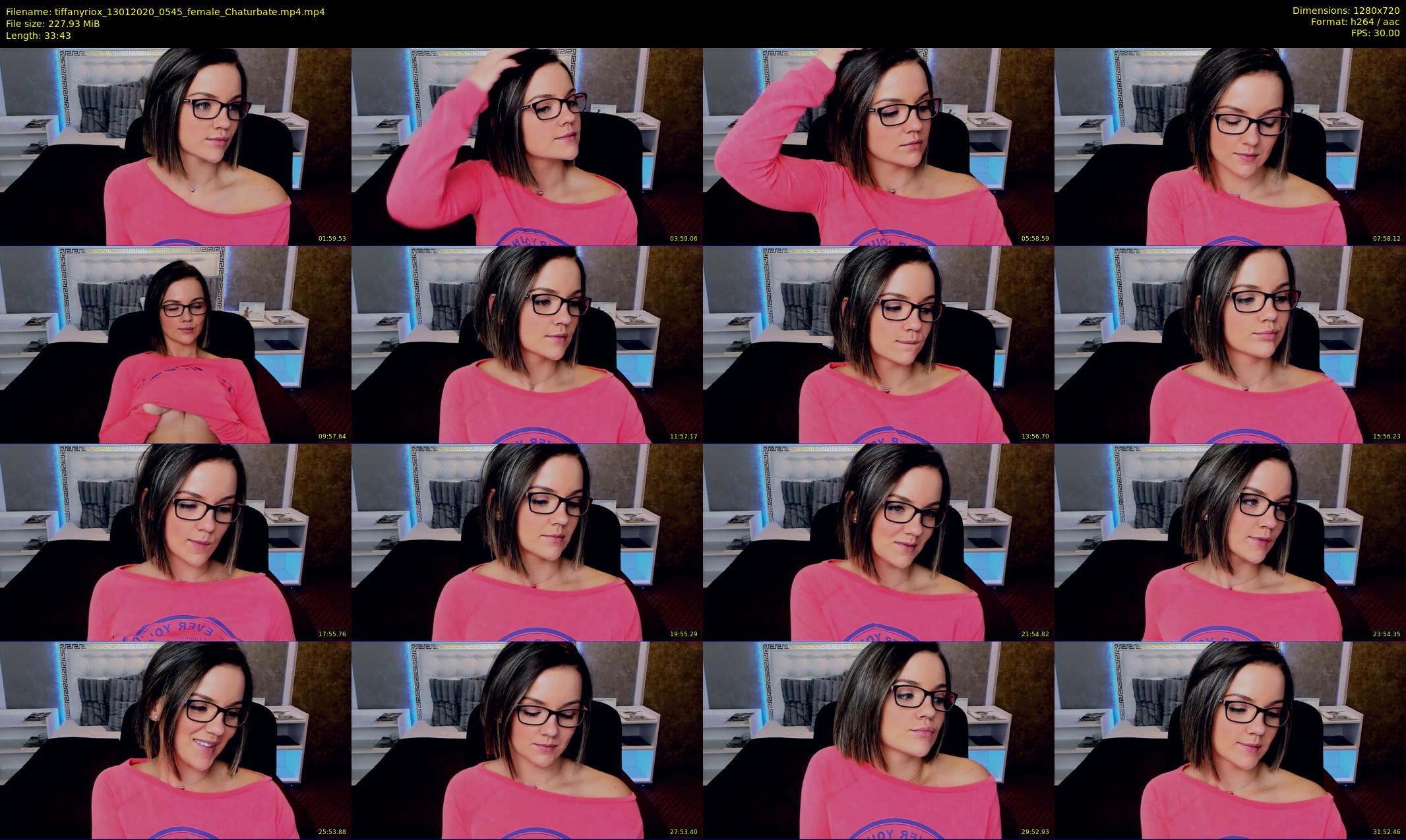 tiffanyriox — 34 minute Chaturbate female cam show recording, 720p, Jan 13, 2020