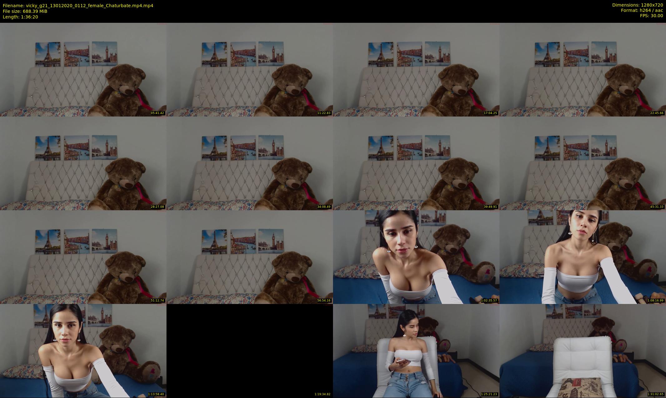 vicky_g21 — 97 minute Chaturbate female cam show recording, 720p, Jan 13, 2020