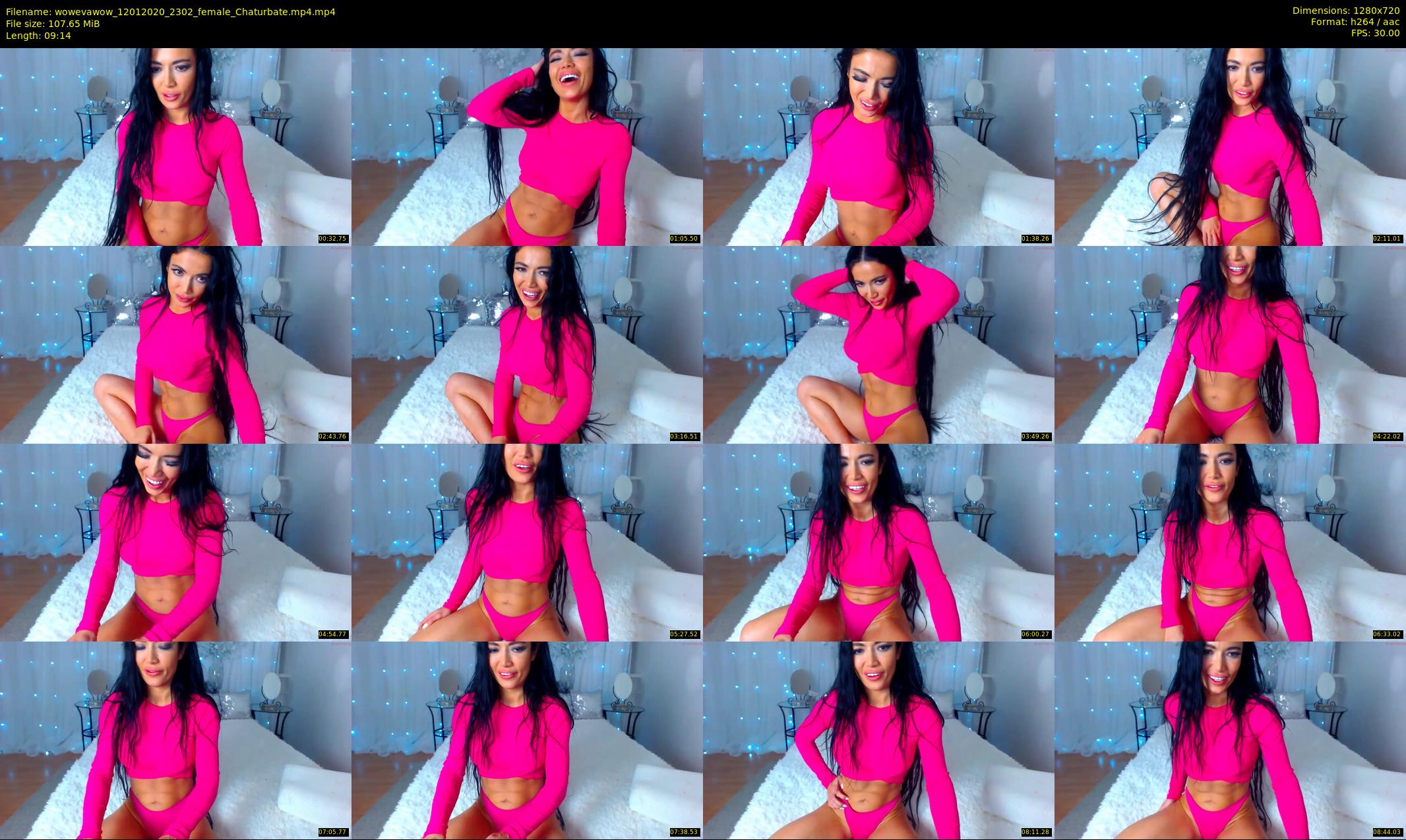 wowevawow — 10 minute Chaturbate female cam show recording, 720p, Jan 12, 2020