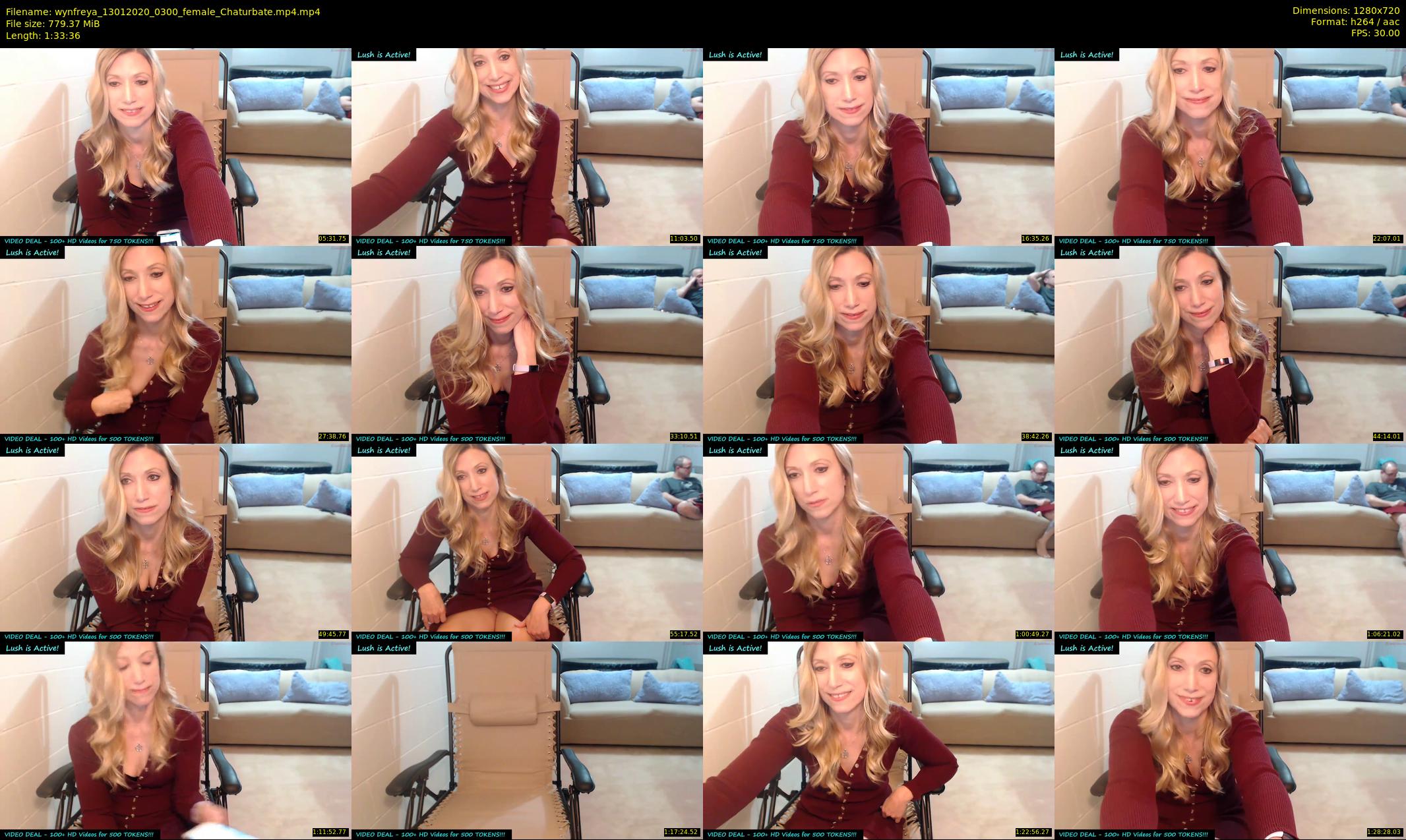 wynfreya — 94 minute Chaturbate female cam show recording, 720p, Jan 13, 2020