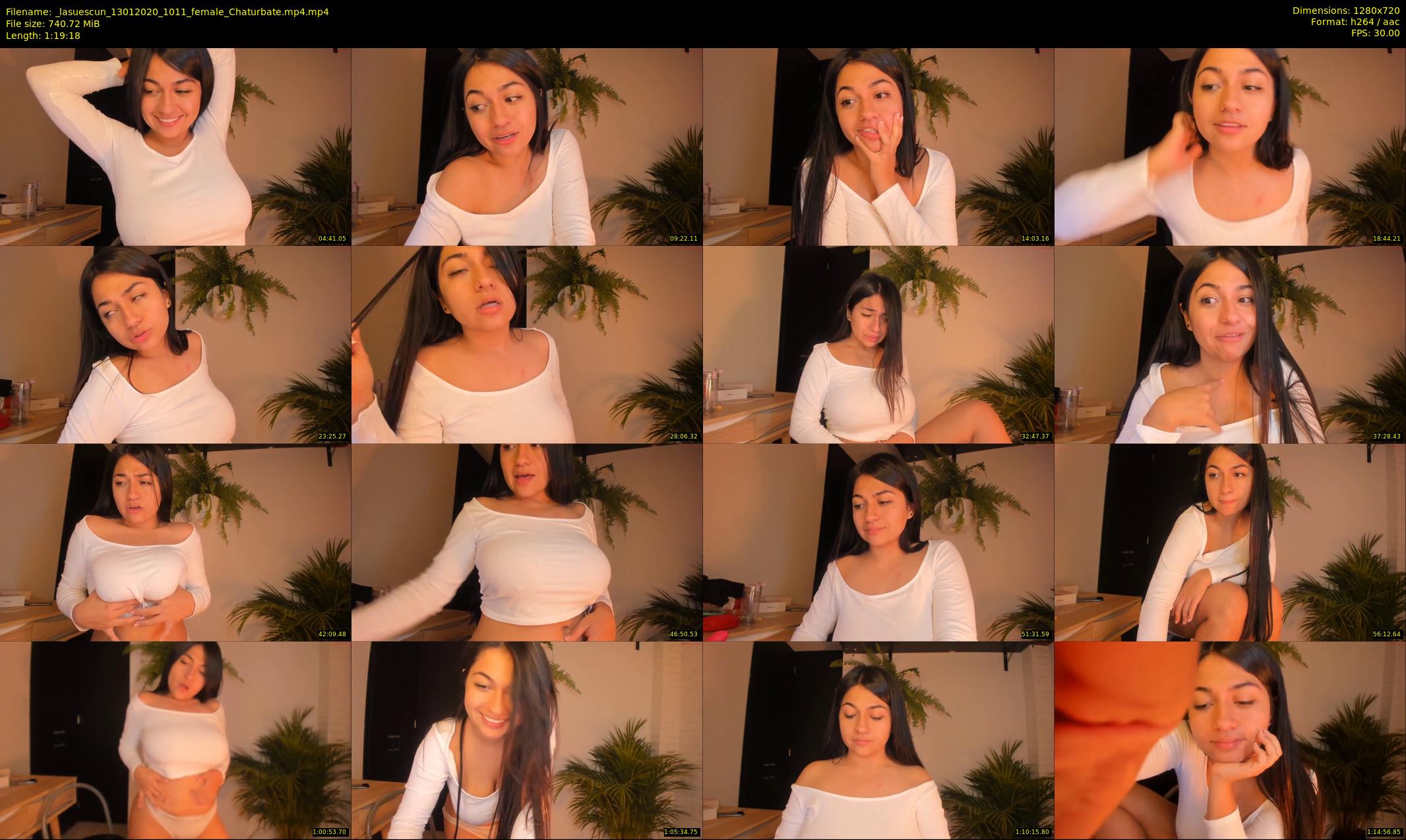 _lasuescun — 80 minute Chaturbate female cam show recording, 720p, Jan 13, 2020