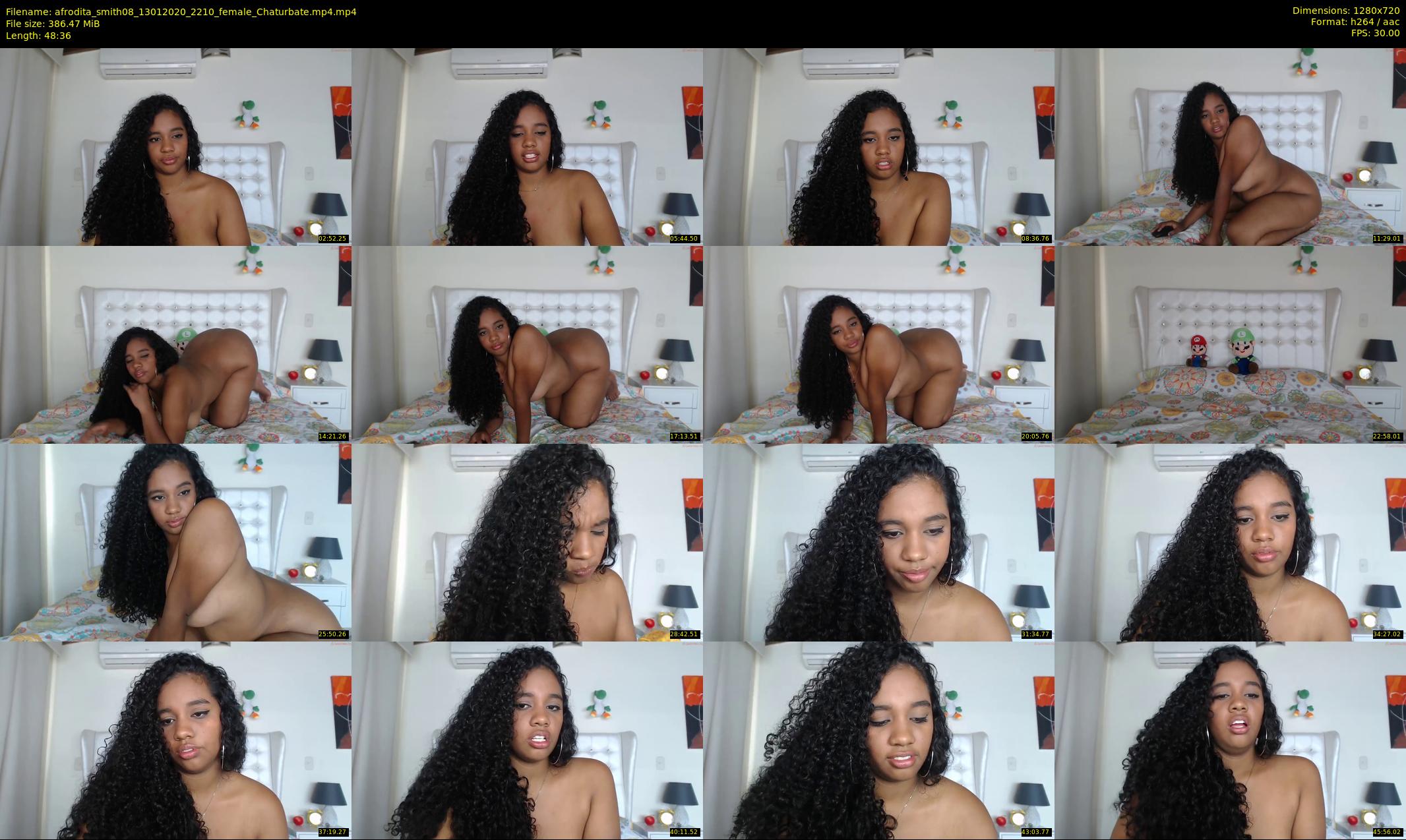 afrodita_smith08 — 49 minute Chaturbate female cam show recording, 720p, Jan 13, 2020