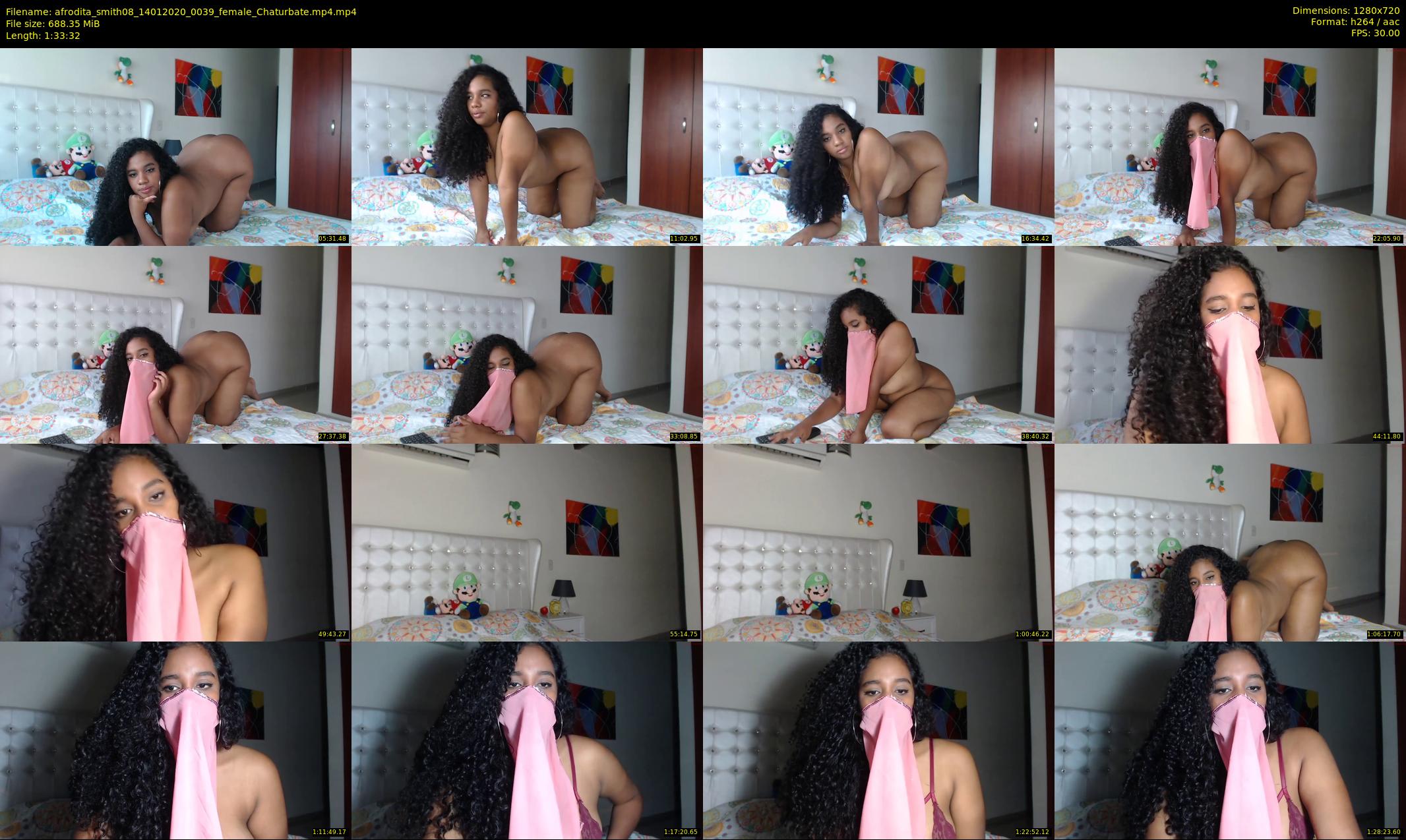afrodita_smith08 — 94 minute Chaturbate female cam show recording, 720p, Jan 14, 2020
