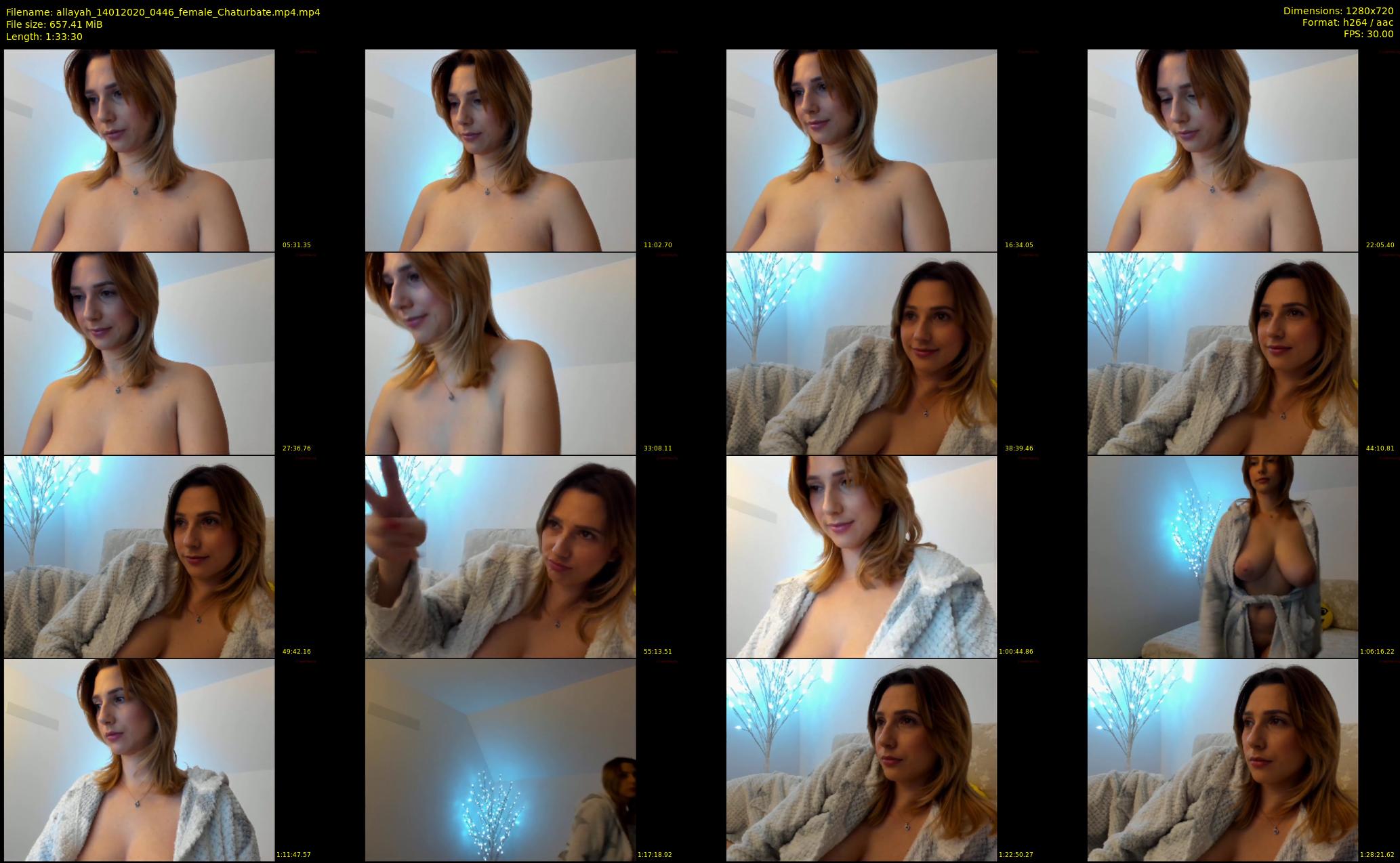 allayah — 94 minute Chaturbate female cam show recording, 720p, Jan 14, 2020