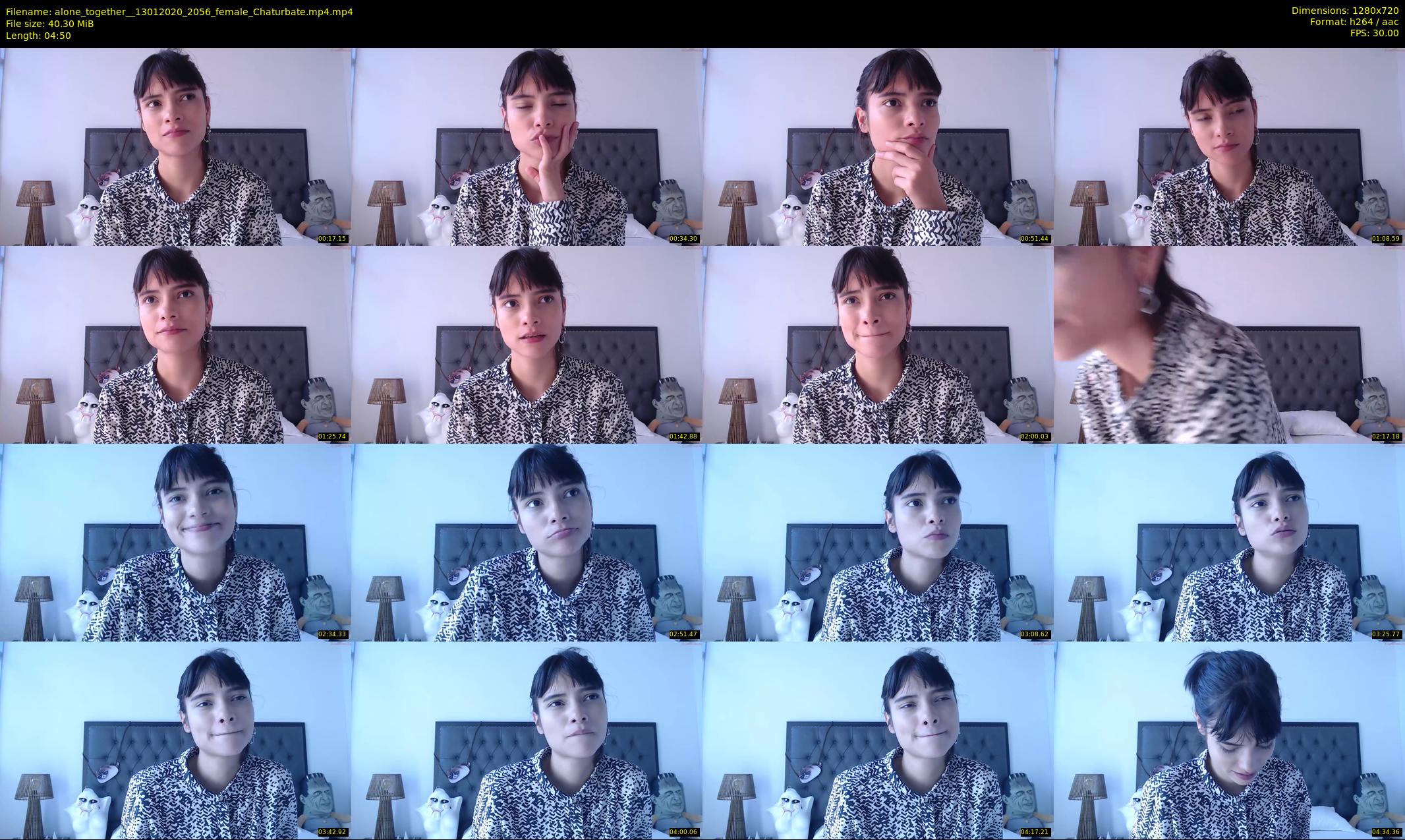 alone_together_ — 5 minute Chaturbate female cam show recording, 720p, Jan 13, 2020