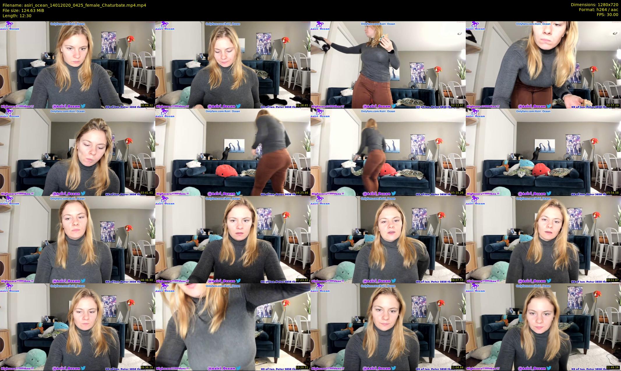 asiri_ocean — 13 minute Chaturbate female cam show recording, 720p, Jan 14, 2020