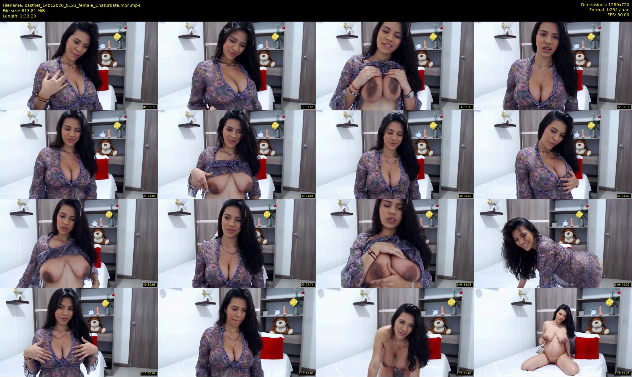 basthet — 94 minute Chaturbate female cam show recording, 720p, Jan 14, 2020