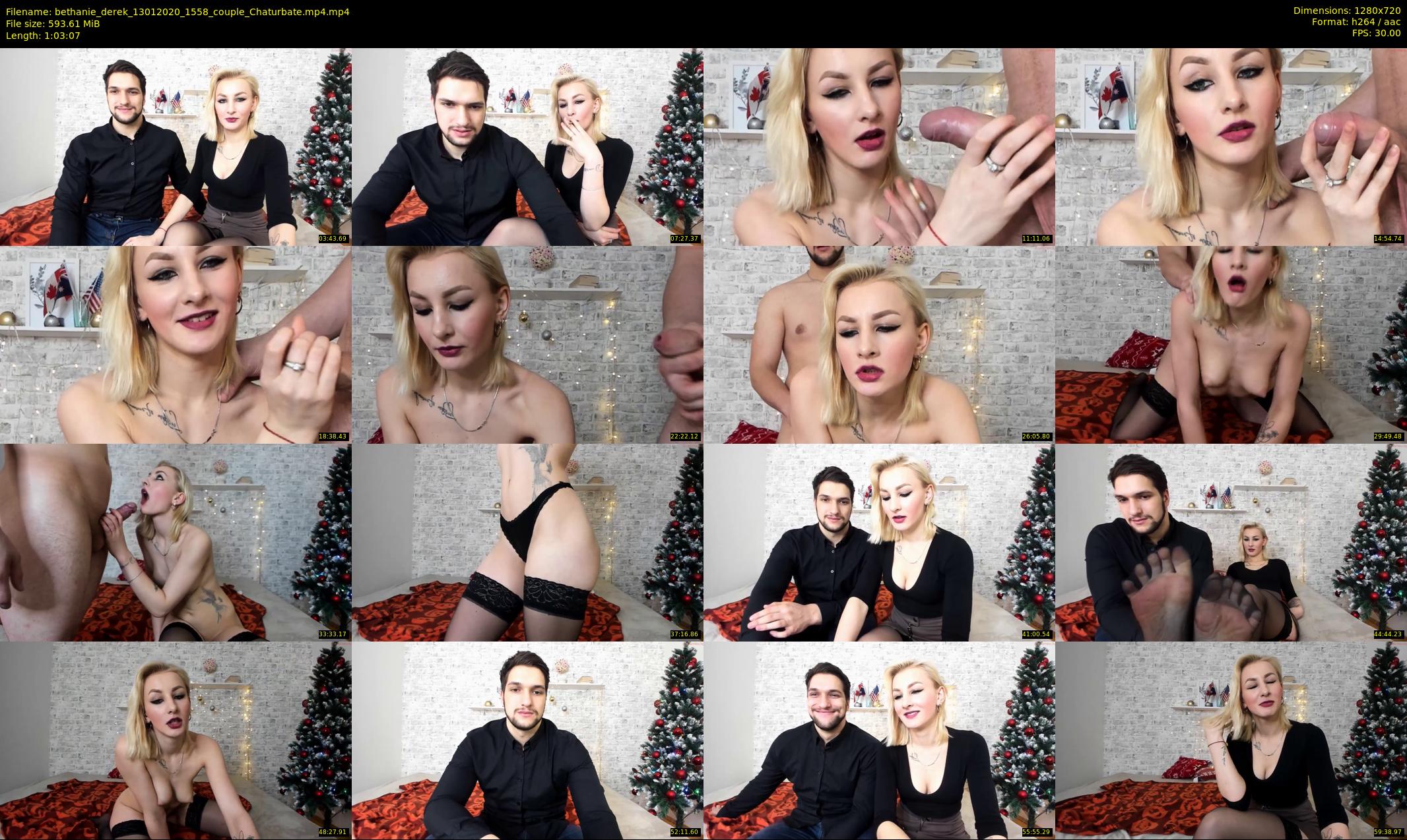 bethanie_derek — 64 minute Chaturbate couple cam show recording, 720p, Jan 13, 2020