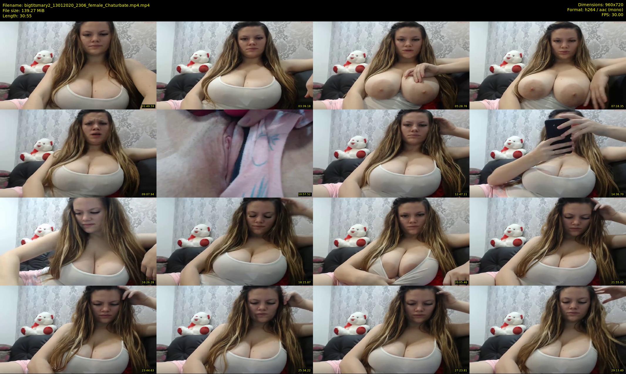 bigtitsmary2 — 31 minute Chaturbate female cam show recording, 720p, Jan 13, 2020